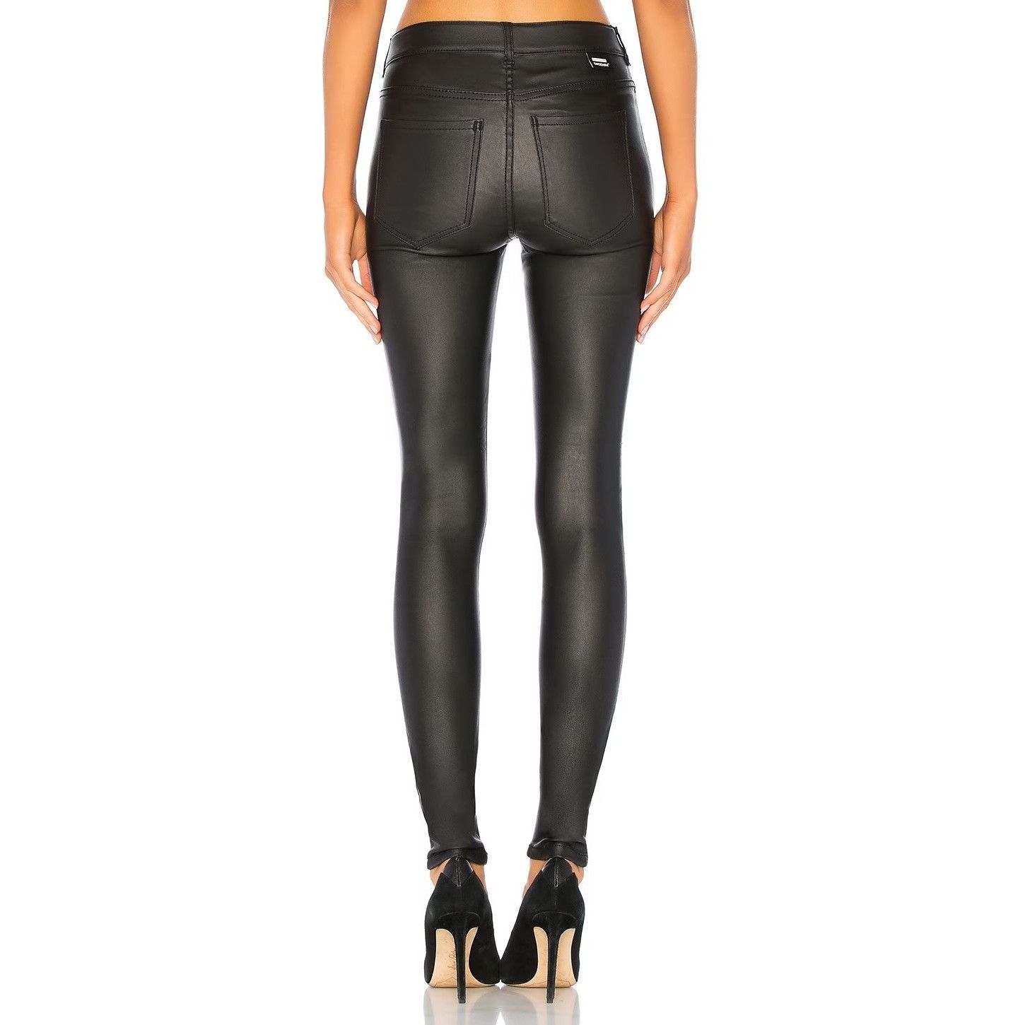 Dr. Denim Dr. Denim Coated Black Plenty Jeans Size 26" / US 2 / IT 38 - 3 Thumbnail