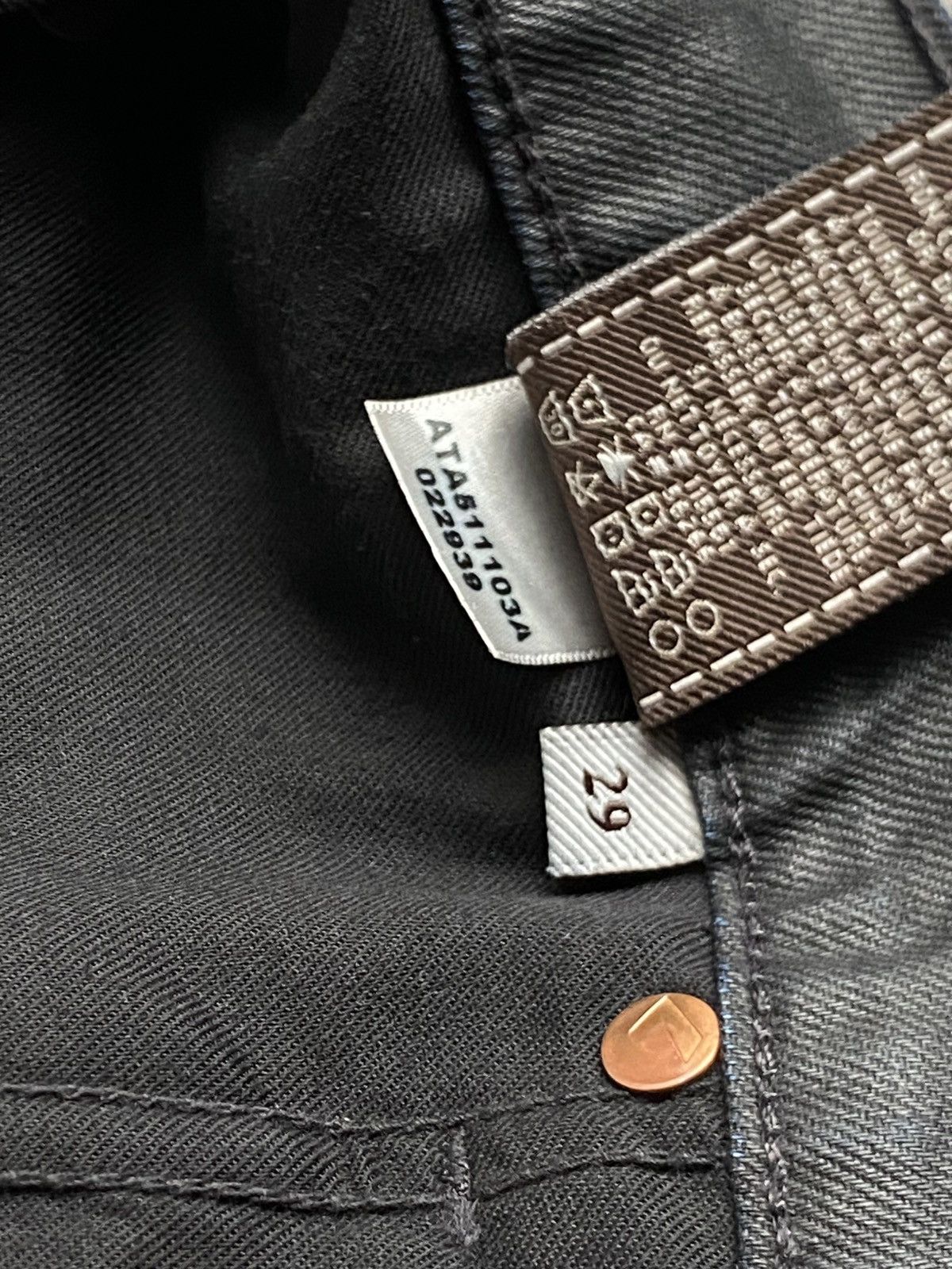WAXED STUDDED SKULL 7 FOR ALL MANKIND DENIM