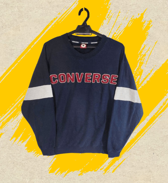 Converse VINTAGE Converse Japan Market Spell-Out Sweatshirt Size US XXL / EU 58 / 5 - 1 Thumbnail