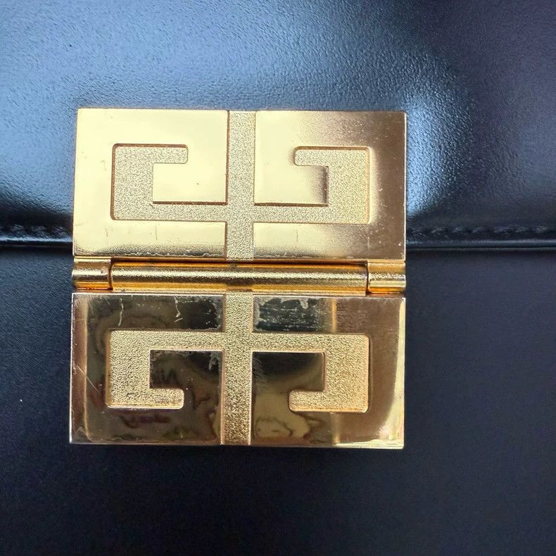 Givenchy Givenchy Black and Gold Horizontal Buckle Handbag Size ONE SIZE - 3 Thumbnail