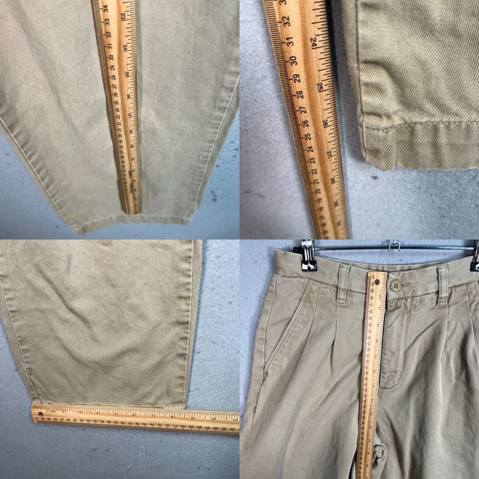 Carhartt Carhartt Beige Pants Women Size 27 Chino Canvas Straight Leg 27" Inseam Casual Workwear Size 27" / US 4 / IT 40 - 8 Thumbnail