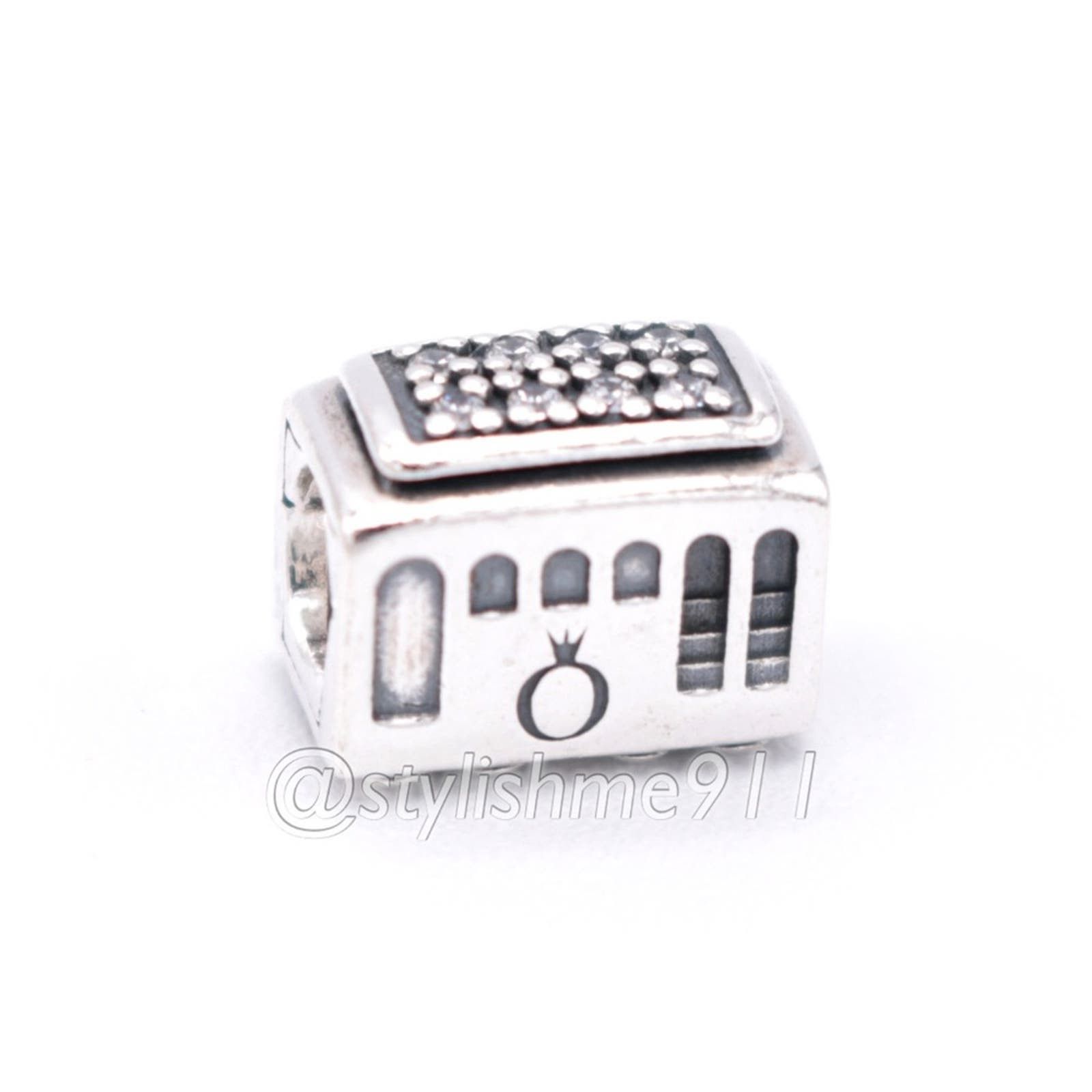 pandora Authentic Pandora Cable Car Charm - 791219CZ Size ONE SIZE - 7 Thumbnail