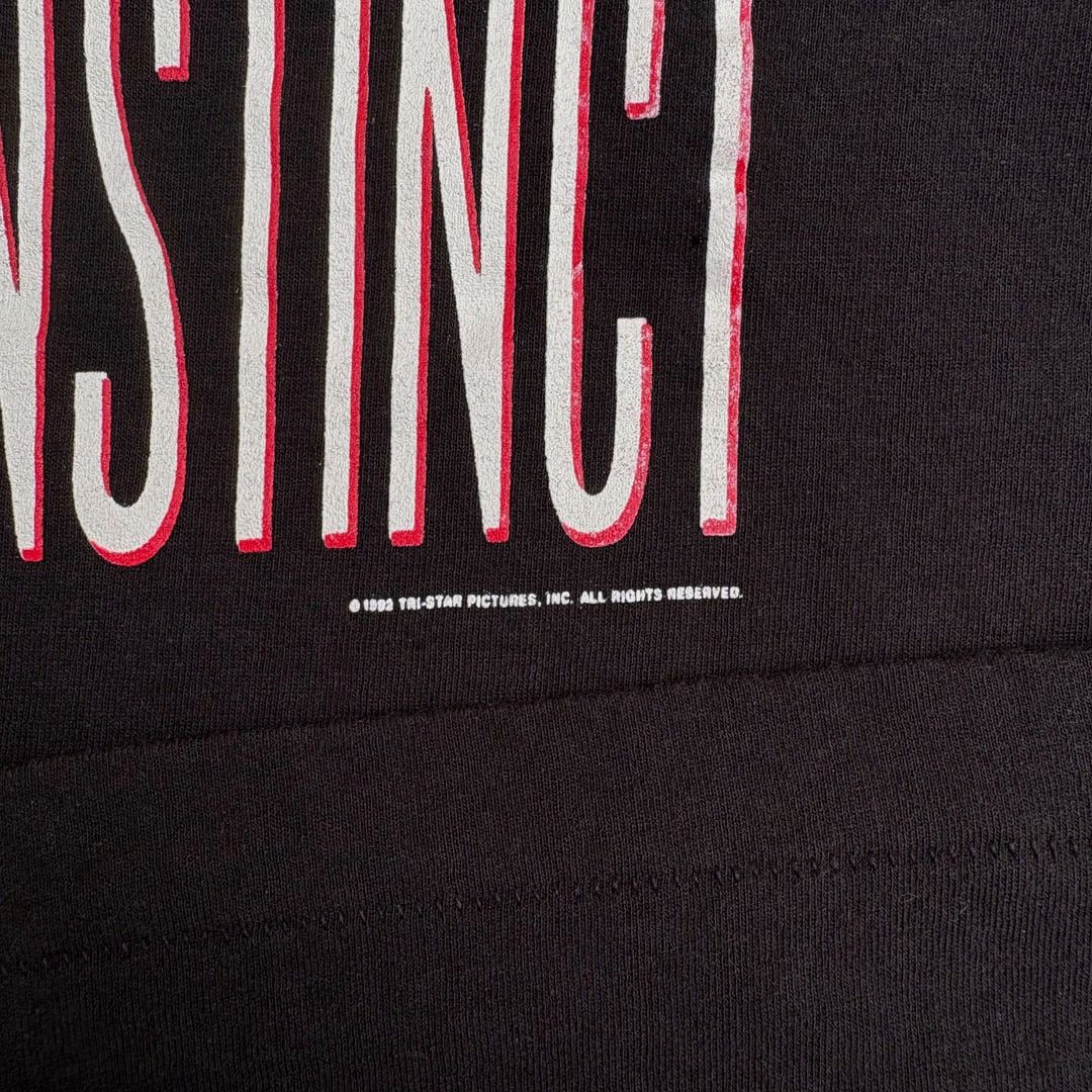 Vintage Basic Instinct 1992 90s Vintage Movie Promo Logo T-Shirt Size US XL / EU 56 / 4 - 3 Thumbnail