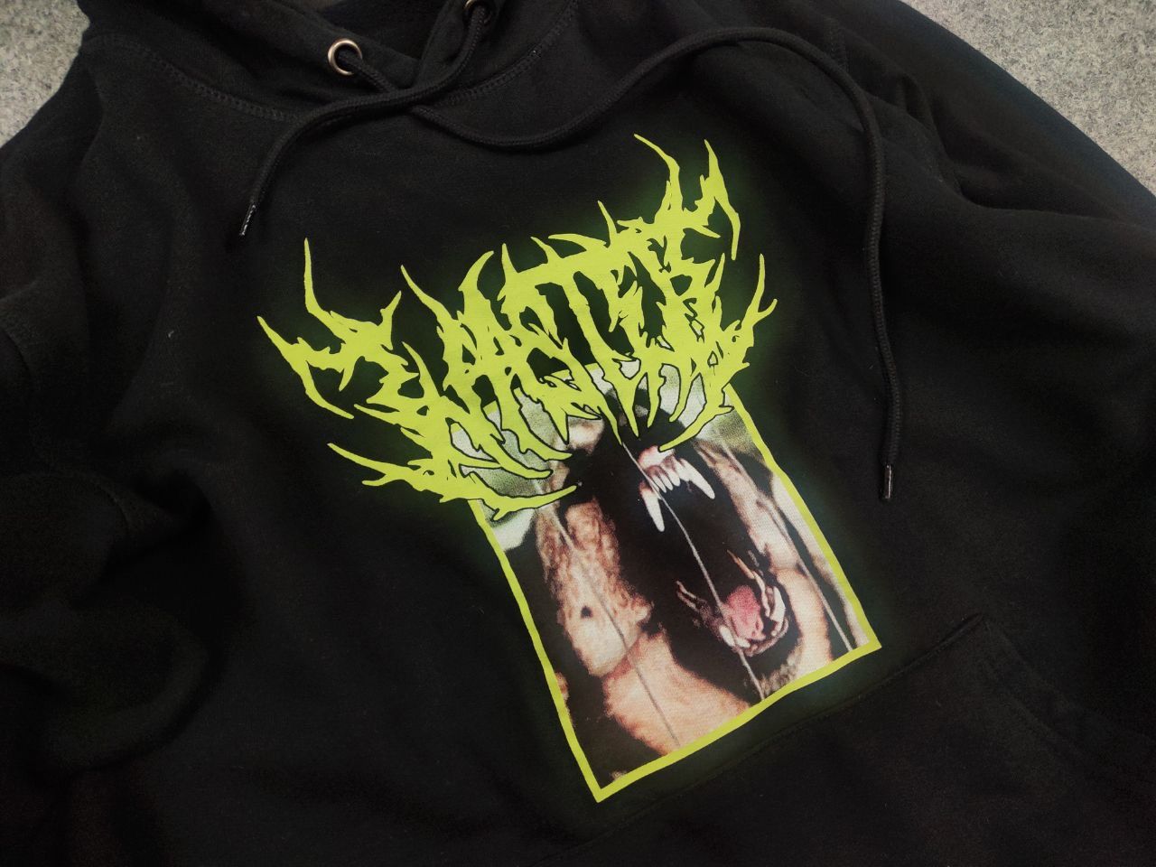 Wasted Paris Wasted Fearless Dog Logo Black Oversized Hoodie Y2K Style Size US S / EU 44-46 / 1 - 6 Thumbnail