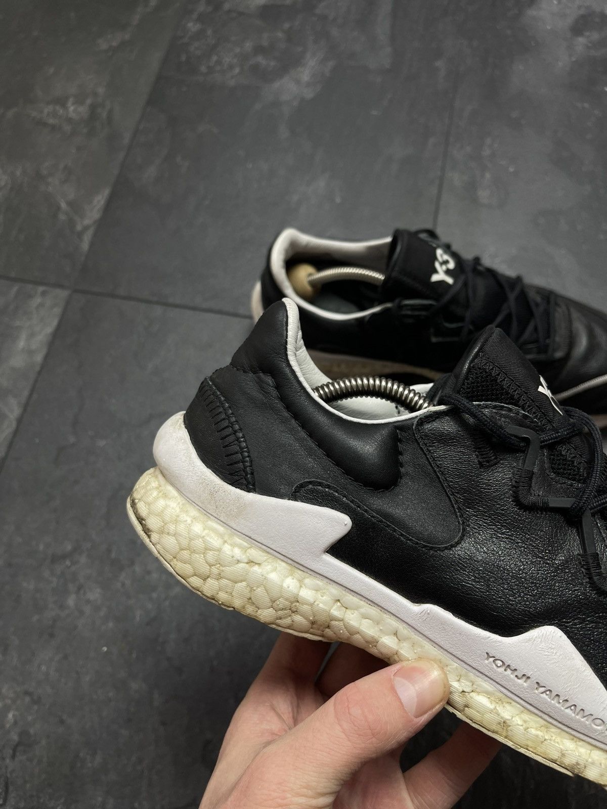 Adidas × Vintage × Yohji Yamamoto Vintage adidas y-3 low top leather sneakers Size US 9 / EU 42 - 2 Thumbnail