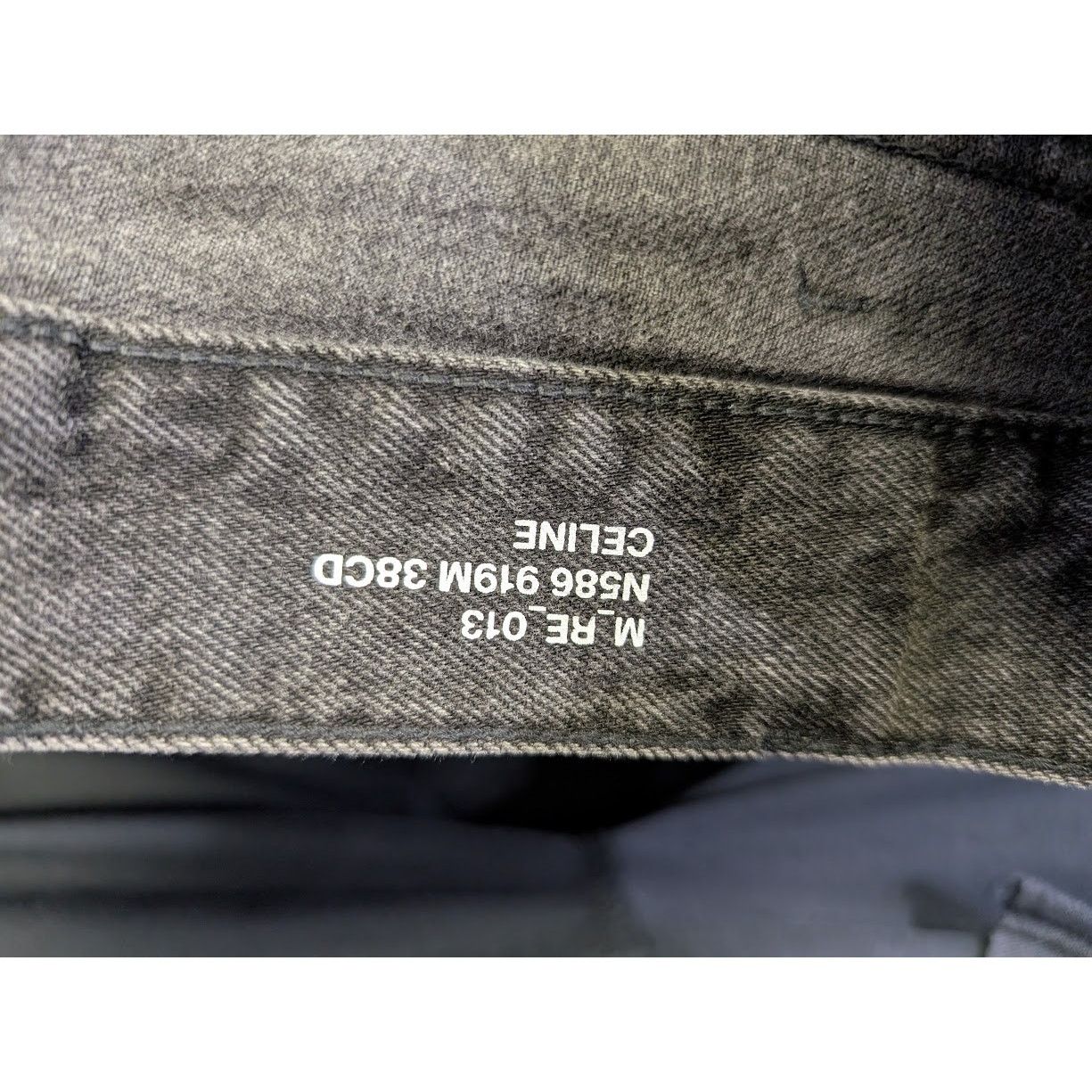 Celine o1rshd1 Denim Jeans in Black Size US 31 - 21 Thumbnail