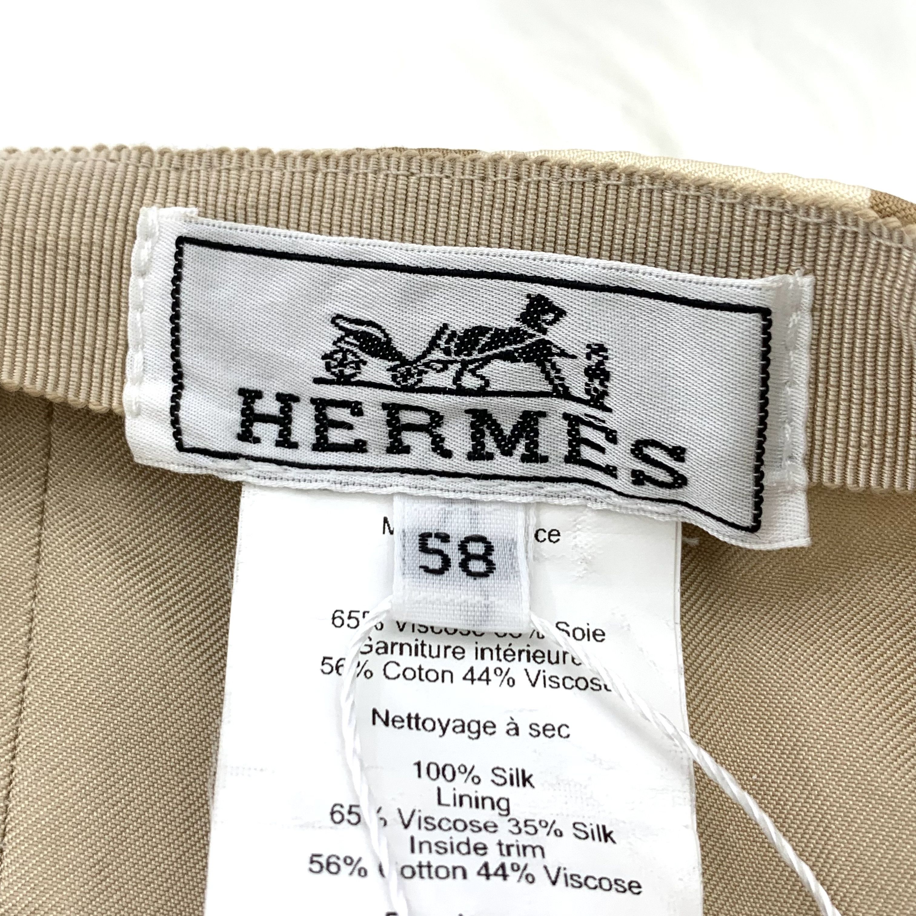 Hermes Hermes Multicolor Floral Silk Baseball Cap (58cm) Size ONE SIZE - 4 Thumbnail