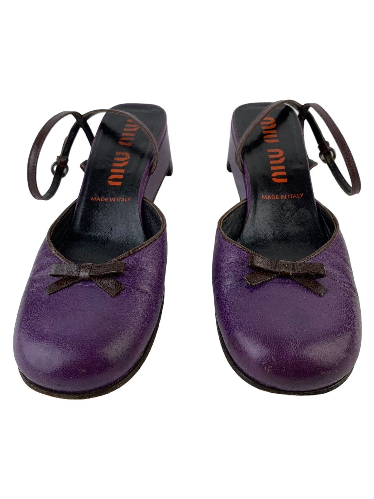 Miu Miu Early 2000’s Miu Miu Ballet Flats with Ankle Strap Size US 5.5 / IT 35.5 - 3 Thumbnail