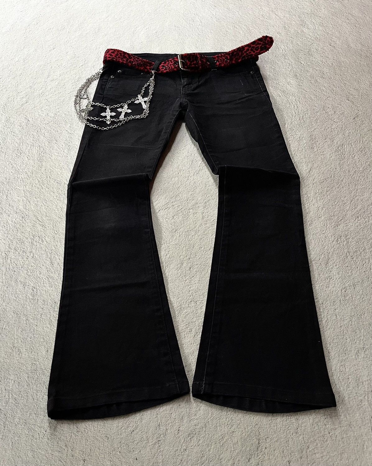 Pre-owned Hysteric Glamour X If Six Was Nine Moussy Black Bootcut Jean