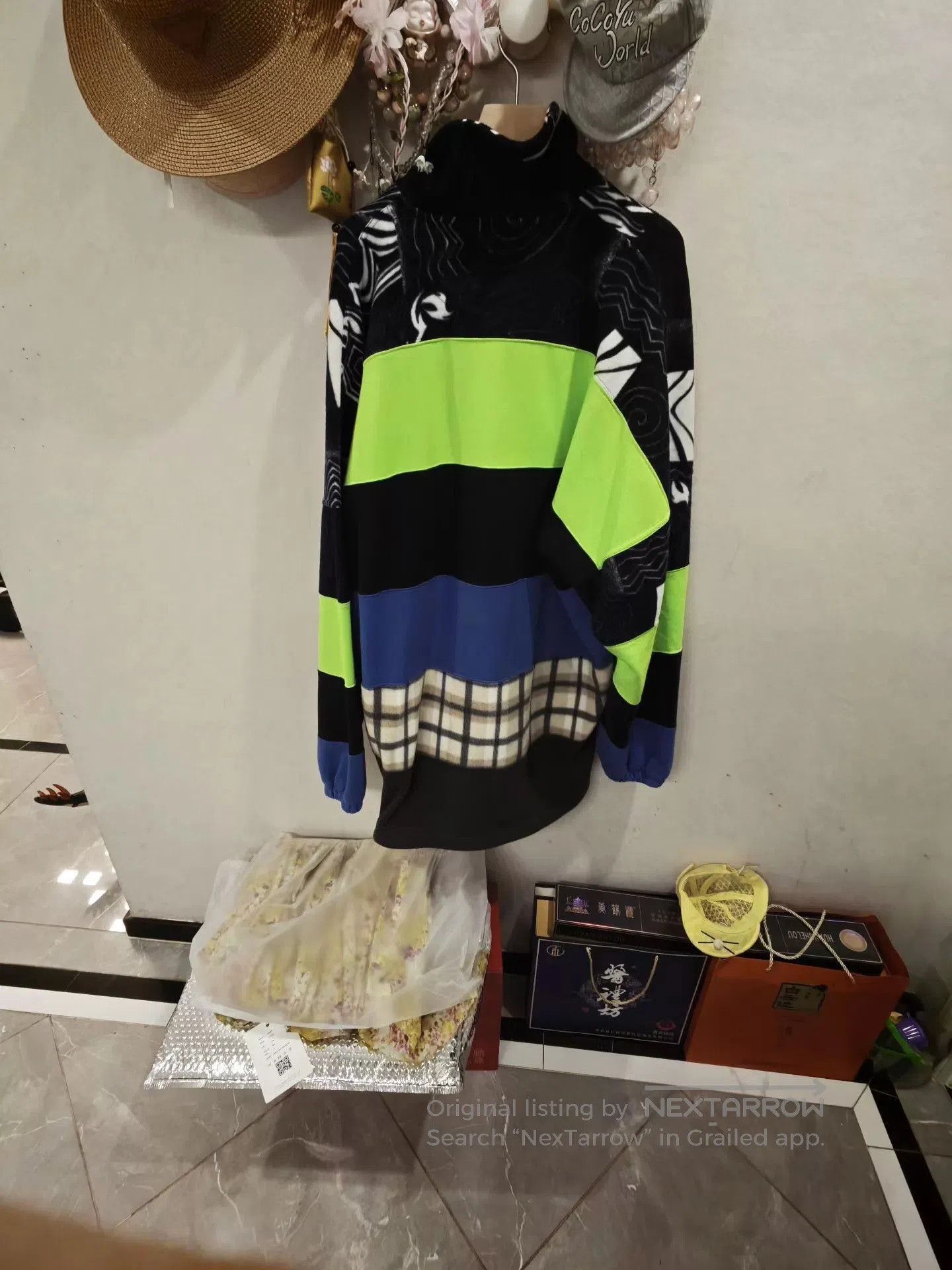Balenciaga Multi Color Puffy Long Coat XS. Size US XS / EU 42 / 0 - 4 Thumbnail