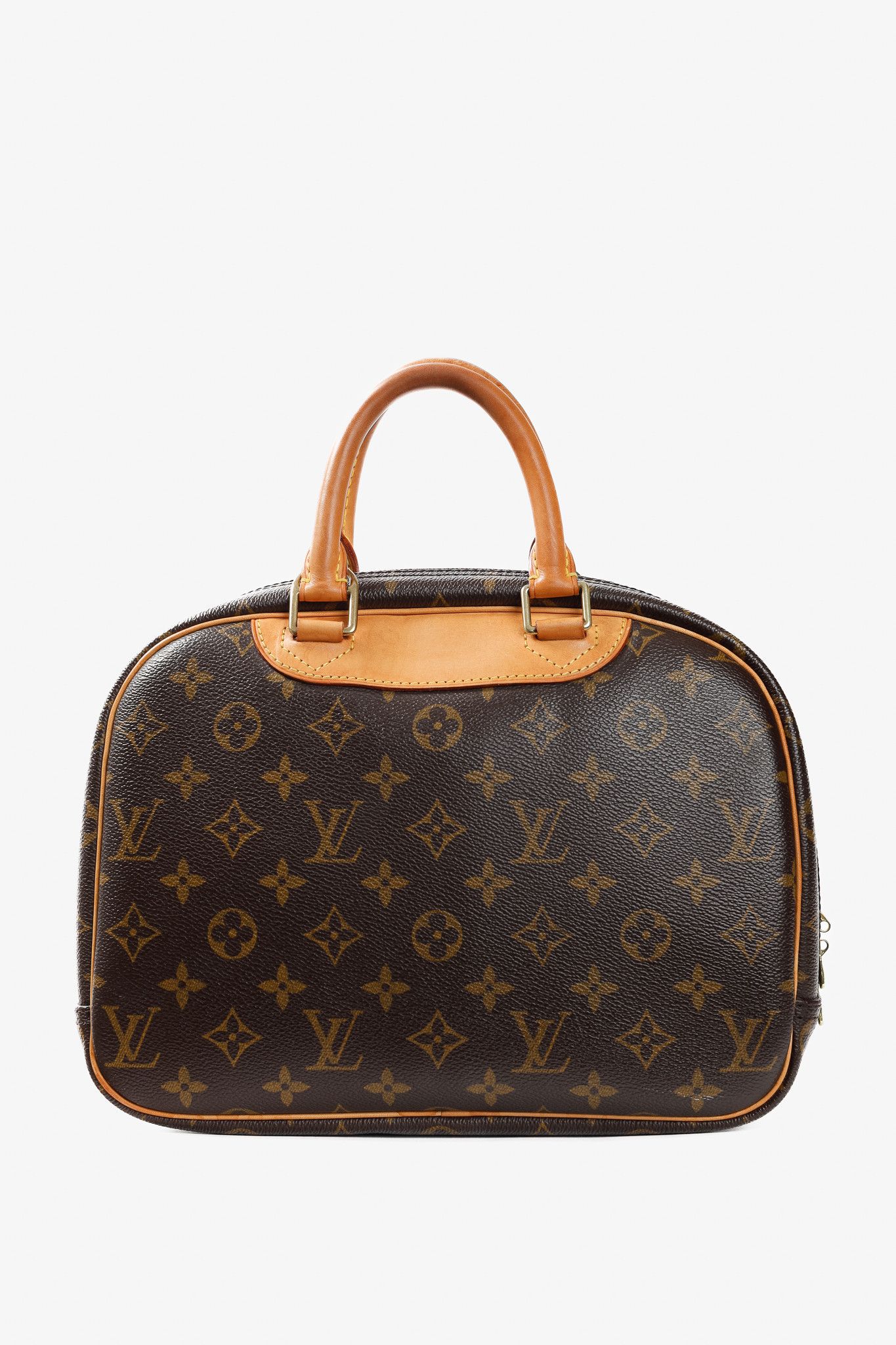 Louis Vuitton Louis Vuitton Trouville Monogram Canvas Top-Handle Bag Size ONE SIZE - 4 Thumbnail