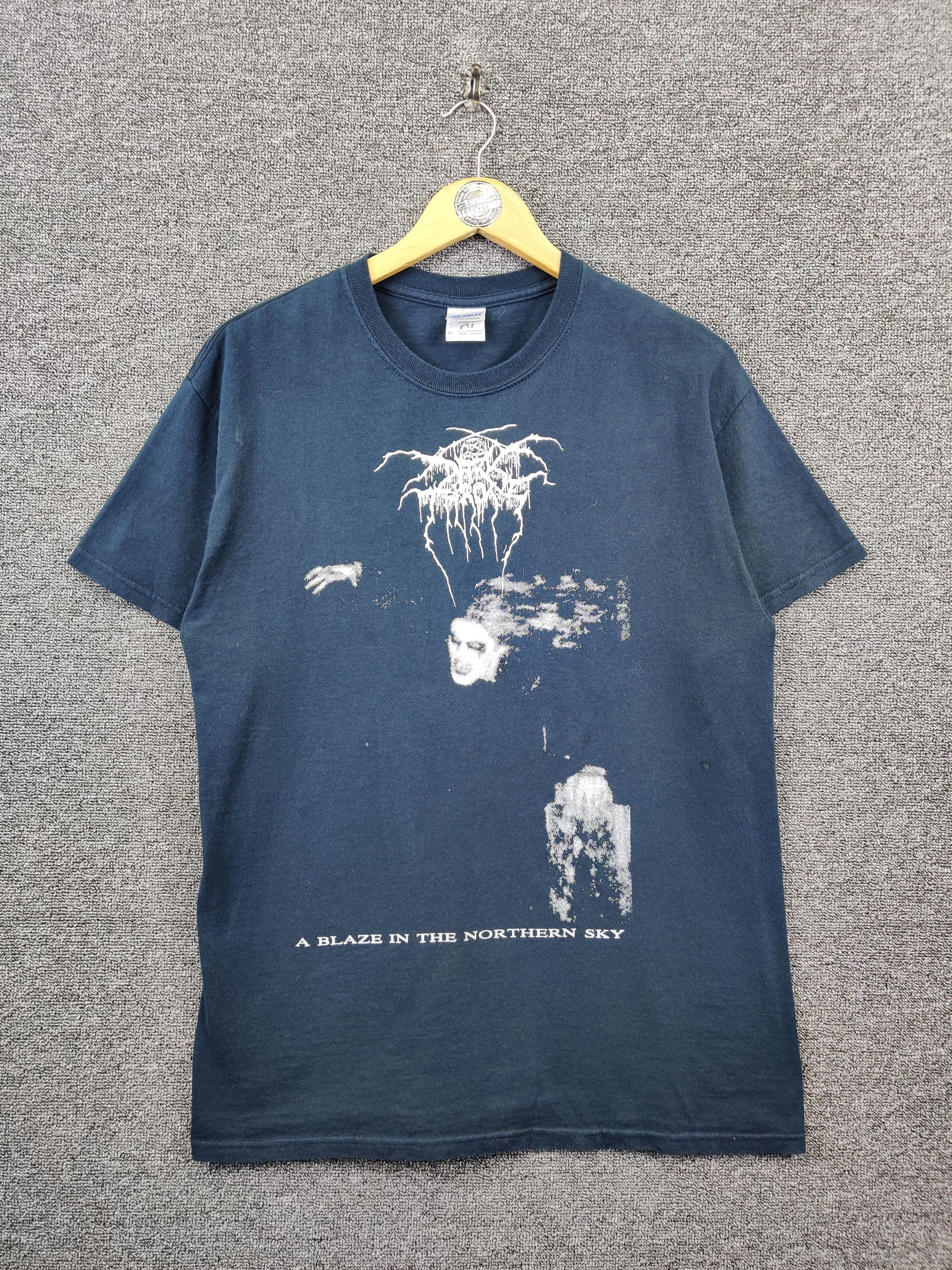 Band Tees Vintage Darkthrone Blaze In The Northern Sky Black Metal Tee Size US M / EU 48-50 / 2 - 1 Thumbnail