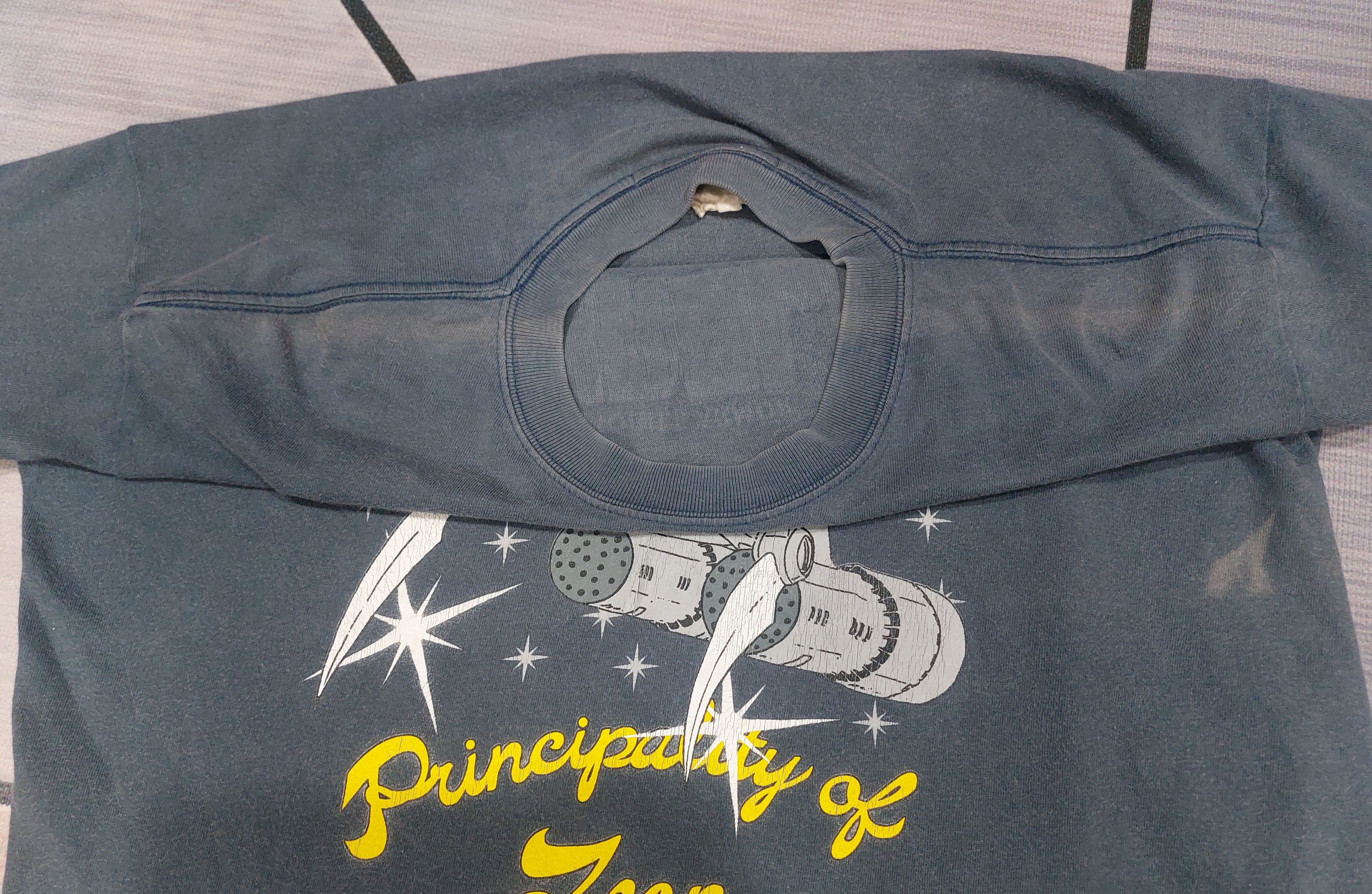 Anime × Japanese Brand × Vintage 🔥🔥🔥GUNDAM Y2K ZAKRELLO PRINCIPALITY OF ZEON SUN FADED TEE Size US L / EU 52-54 / 3 - 11 Thumbnail
