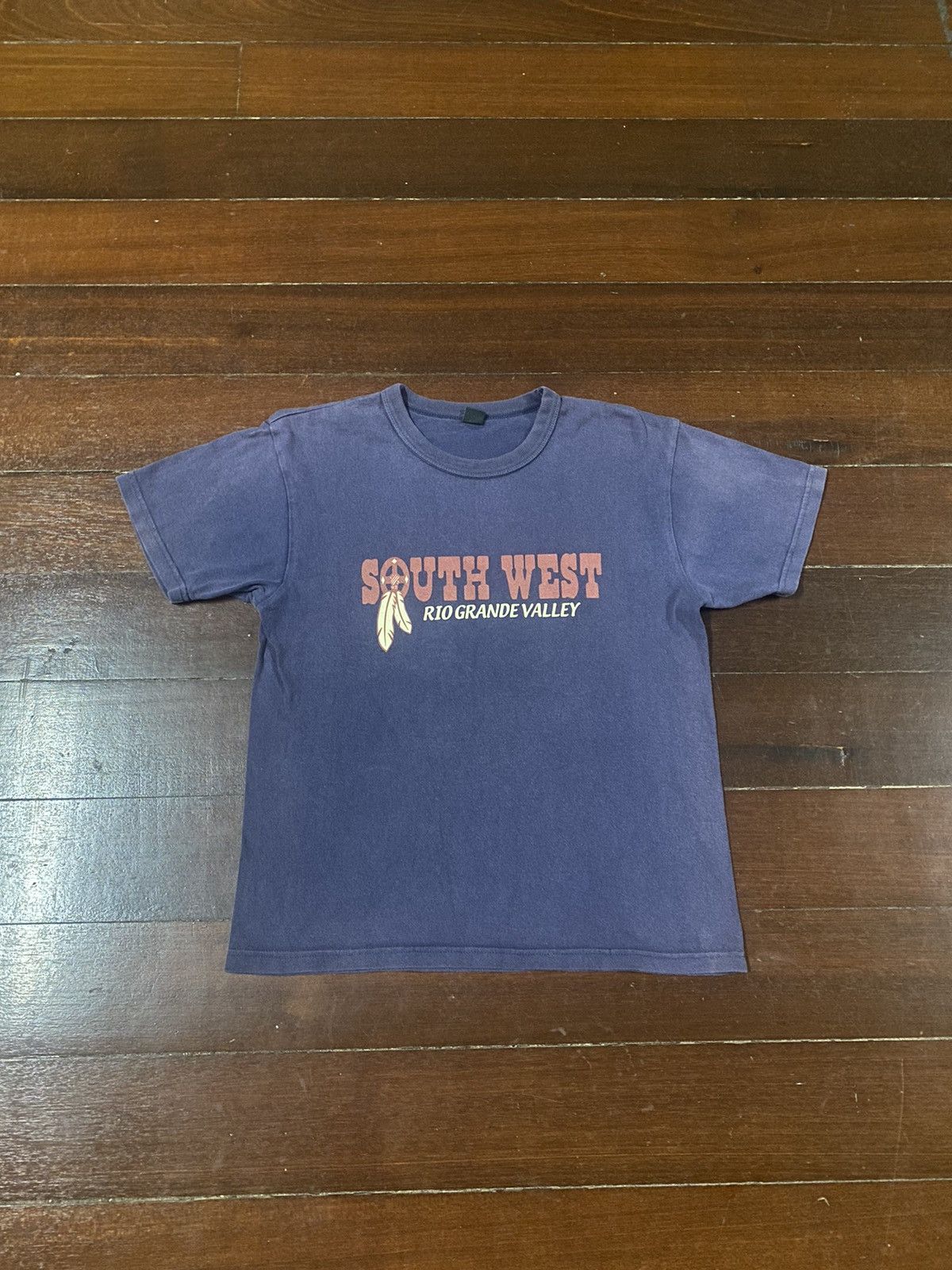 The Flat Head vintage inspired THE FLAT HEAD south west loop wheel tee Size US M / EU 48-50 / 2 - 1 Thumbnail