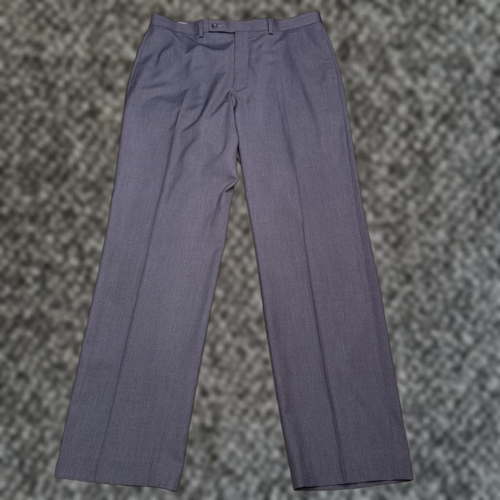 Ralph Lauren Lauren Ralph Lauren Mens Dress Pants 34x32 Gray Flat Front Size US 34 / EU 50 - 1 Thumbnail