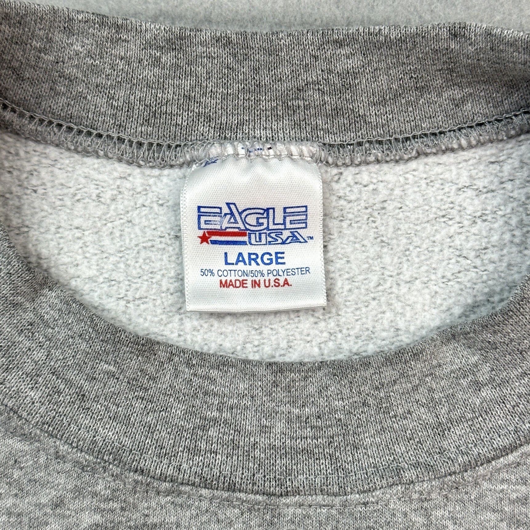 Vintage VINTAGE Eagle USA Sweatshirt Shirt Unisex Adults Adult L Gray Crewneck Pullover 90s Sweatshirt Size US L / EU 52-54 / 3 - 5 Thumbnail