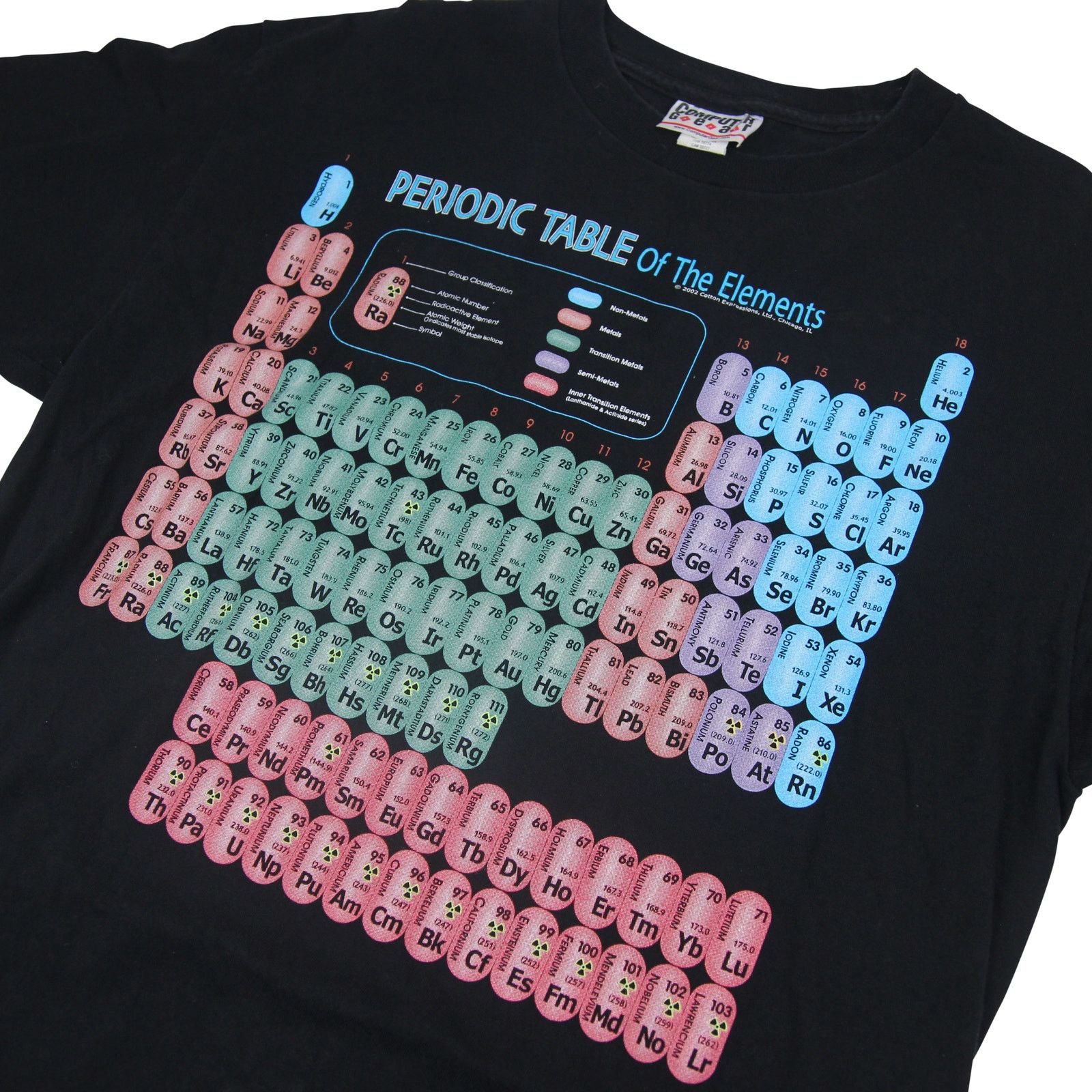 Vintage Vintage Periodic Table of Elements Graphic T Shirt Size US L / EU 52-54 / 3 - 2 Thumbnail