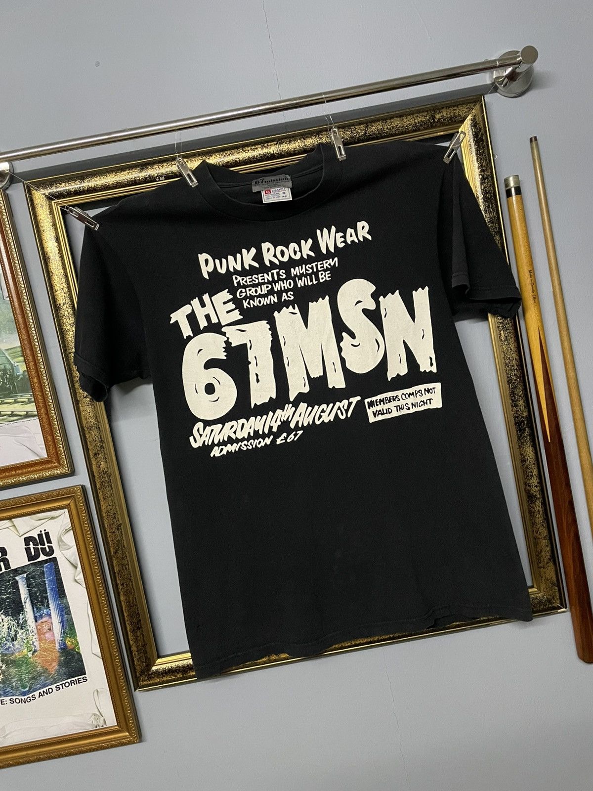 Vintage Vintage 90s Punk Rock Wear The 67MSN Avenue Sunfaded Tshirt Size US M / EU 48-50 / 2 - 2 Thumbnail