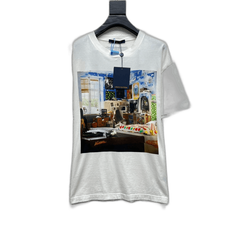 Louis Vuitton Louis Vuitton 23FW Room Oil Painting Tee - dmc Size M / US 6-8 / IT 42-44 - 1 Thumbnail
