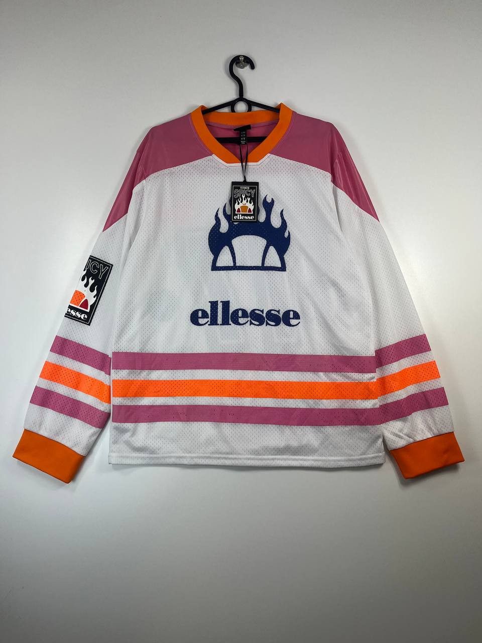 Ellesse Ellesse x ABOUT YOU Spicy Ice Hockey Jersey White Size 42 Size US L / EU 52-54 / 3 - 1 Thumbnail