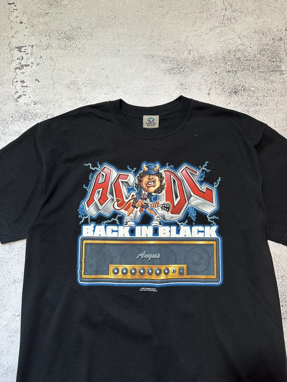 Band Tees × Liquid Blue AC/DC back in black 2006 vintage liquid blue t shirt Size US XL / EU 56 / 4 - 4 Thumbnail
