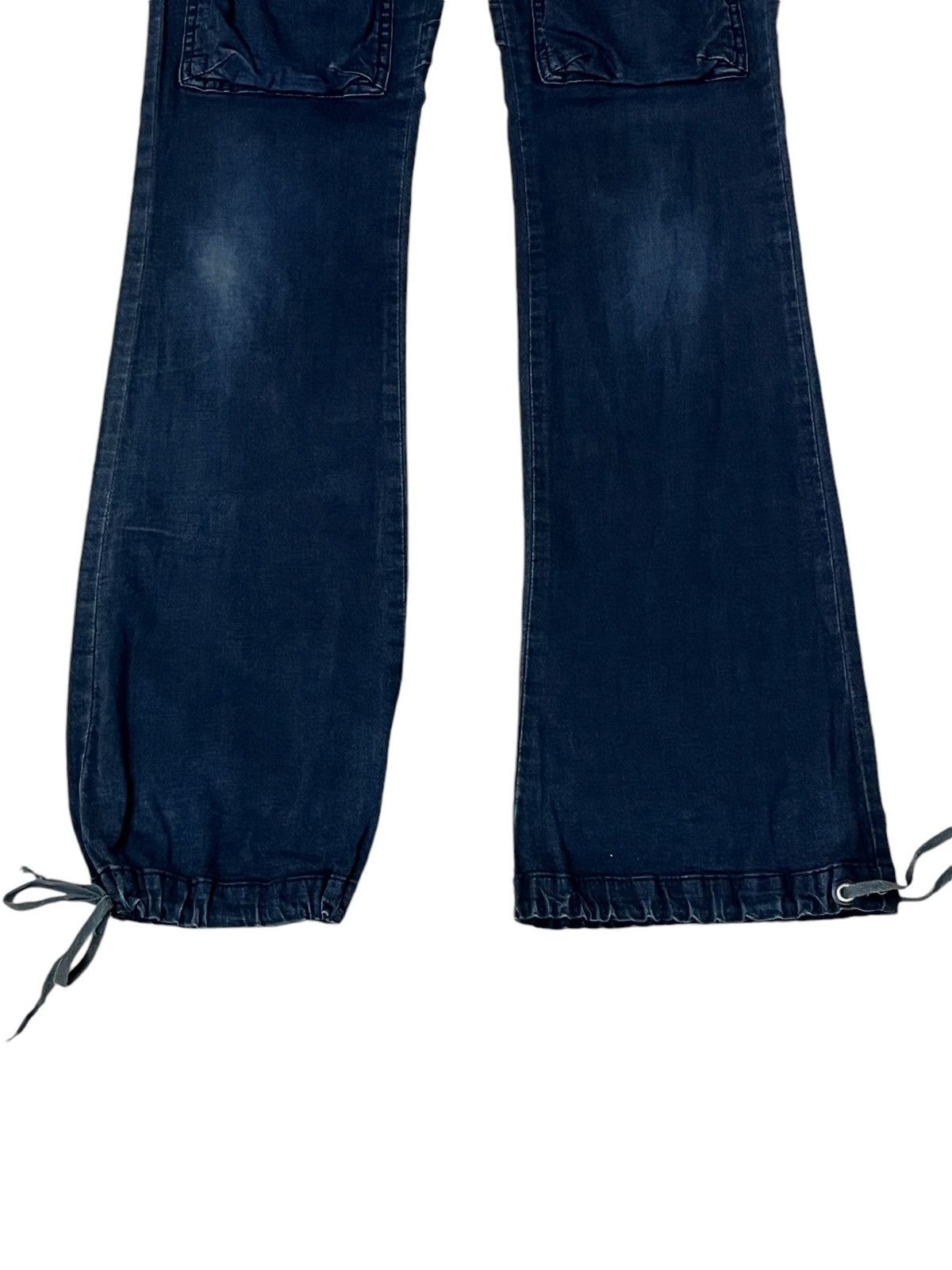 Guess SICK🔥GUESS PUNK GOTHIC BONDAGE MULTIPOCKET STRETCH JEANS Size US 28 / EU 44 - 3 Thumbnail