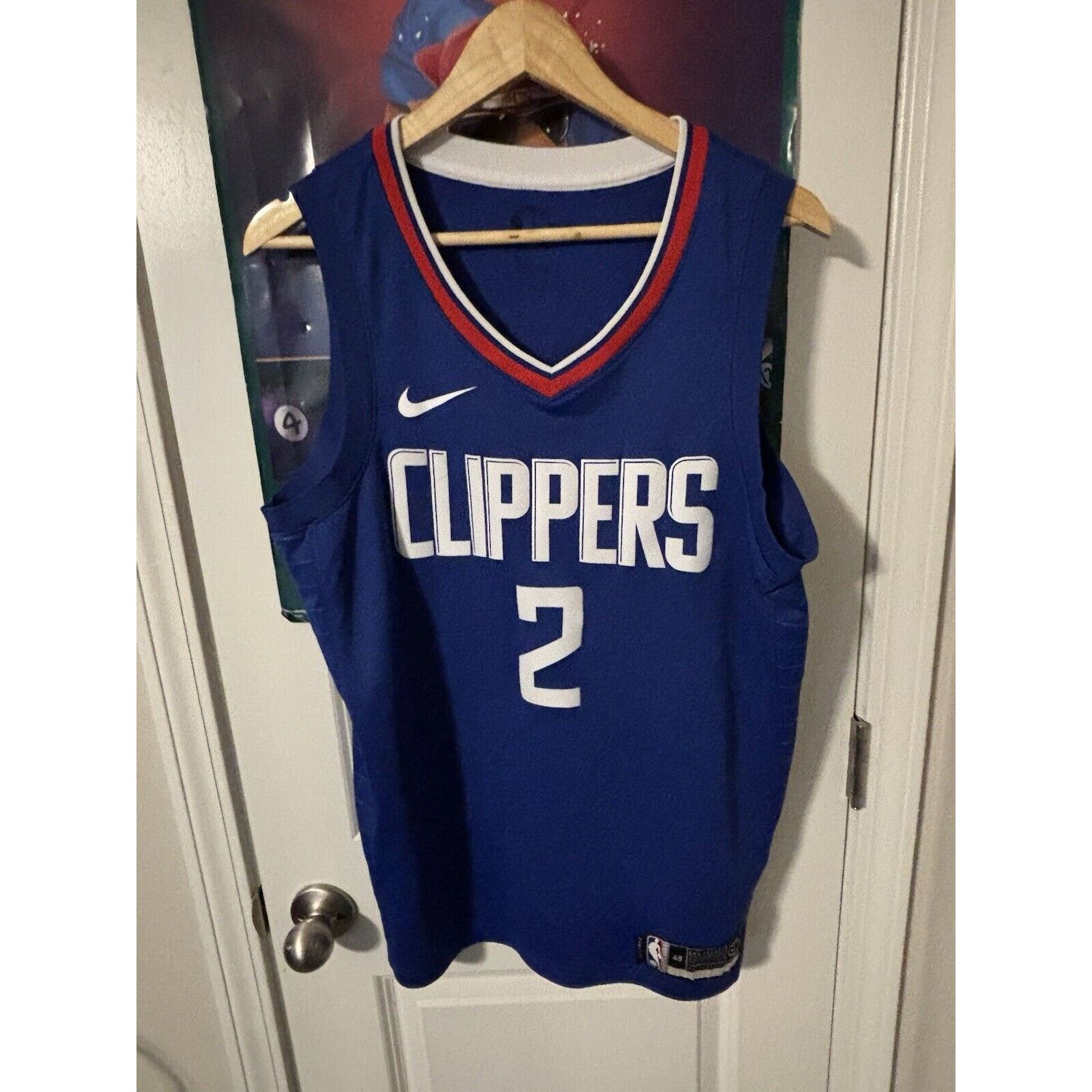 Nike Vintage Kawhi Leonard Nike #2 Blue Basketball NBA 48 Jersey Size US M / EU 48-50 / 2 - 1 Thumbnail
