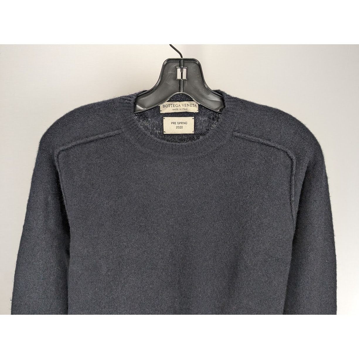 Bottega Veneta o1rshd1 Core Cashmere Pullover in Dark Navy Size US S / EU 44-46 / 1 - 5 Thumbnail