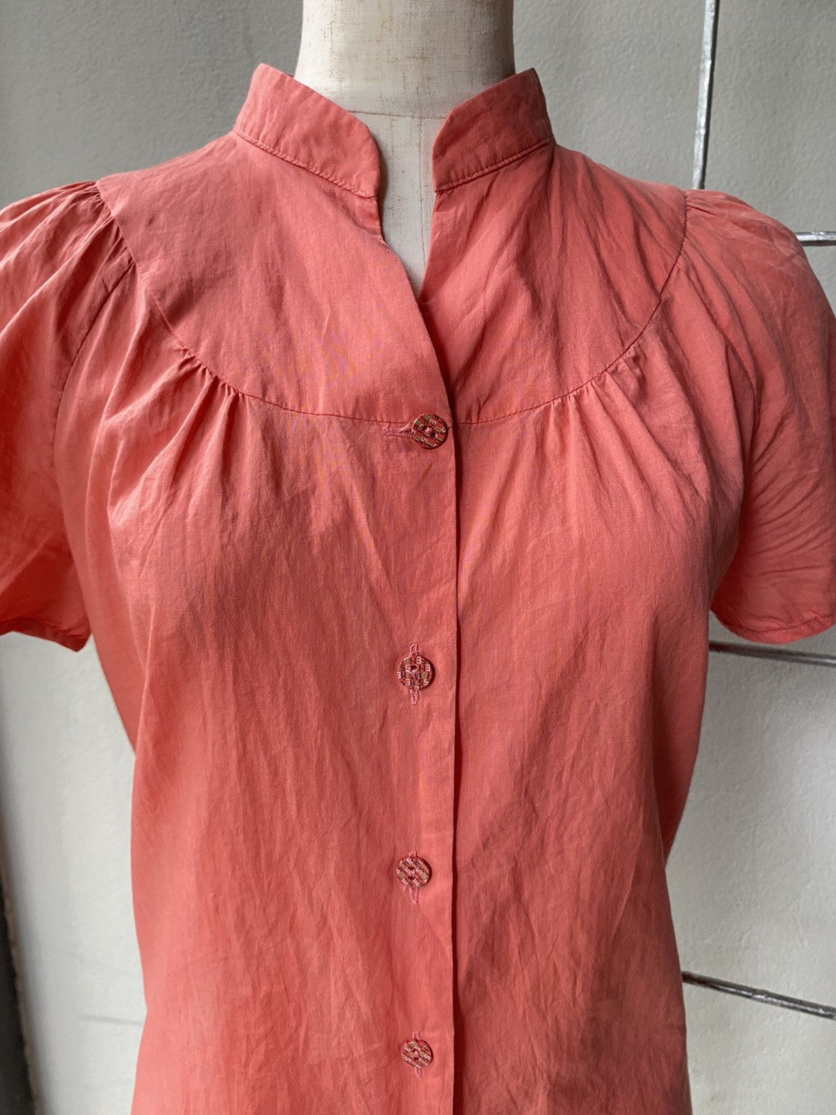 Fendi FENDI FENDISSIME Mandarin orange blouse Size S / US 4 / IT 40 - 8 Thumbnail