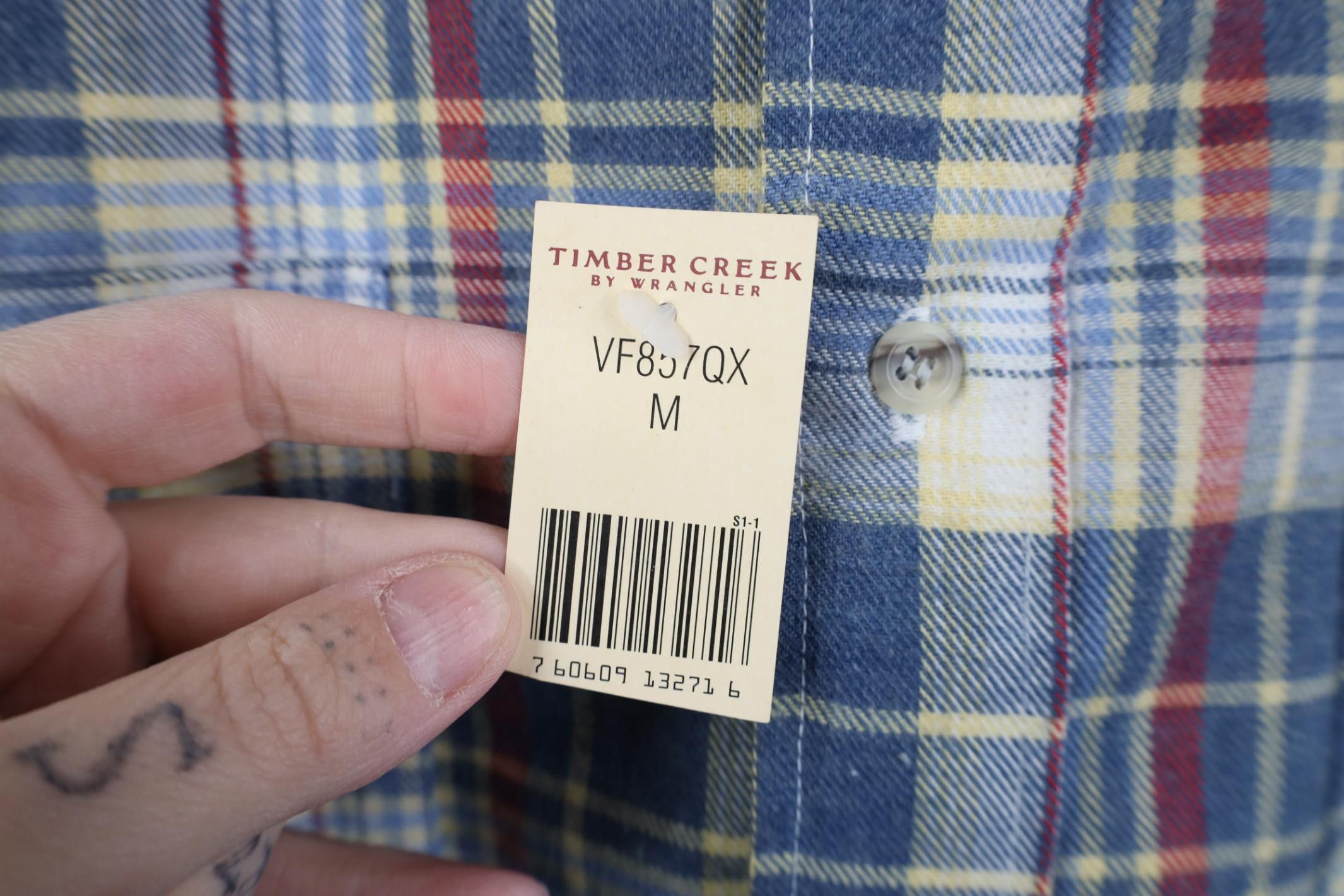 Vintage Deadstock Vintage 90s Streetwear Flannel Button Shirt Jacket Size US M / EU 48-50 / 2 - 5 Thumbnail