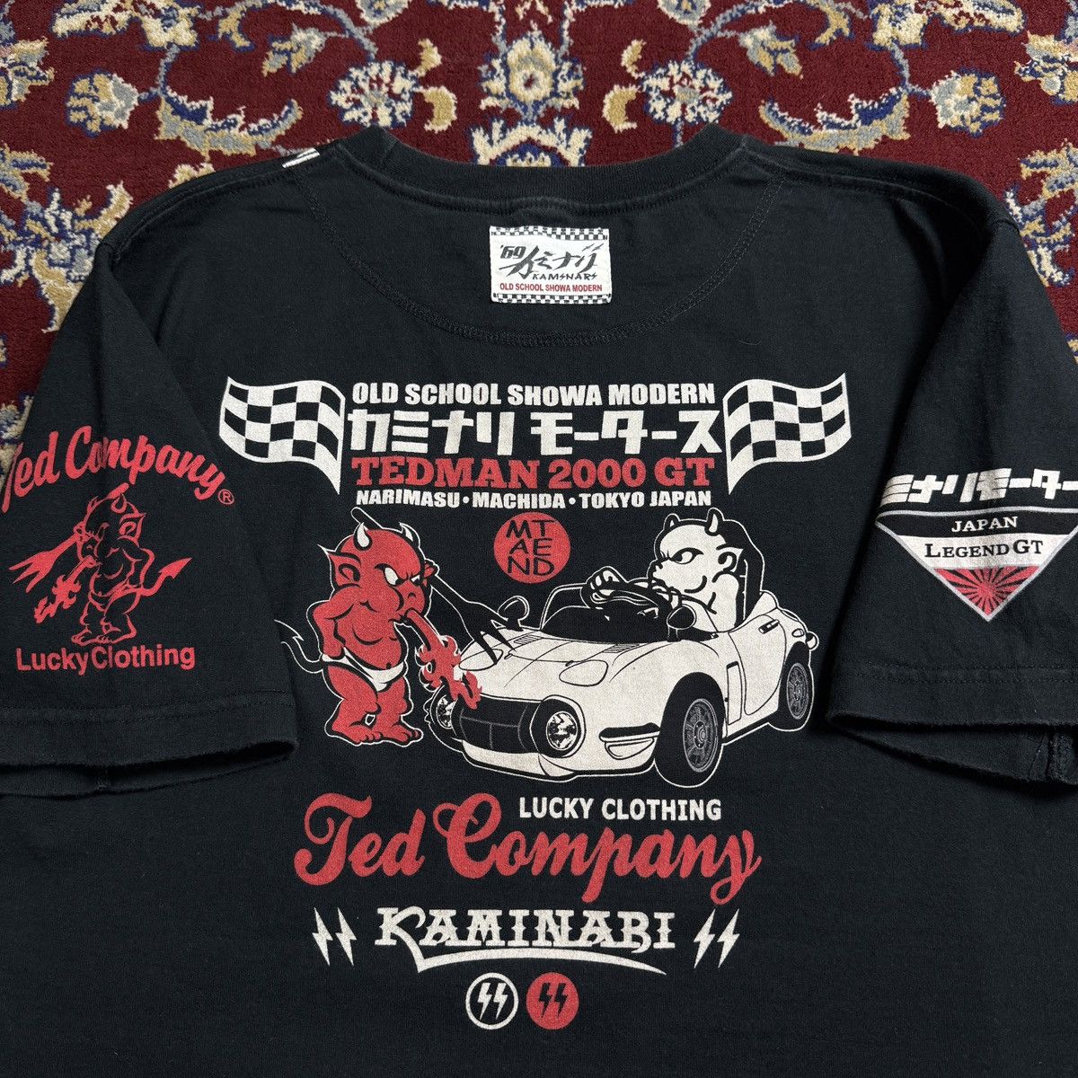 Tedman Tedman 2000 GT KAMINARI Japan Legend racing tee Size US M / EU 48-50 / 2 - 1 Thumbnail