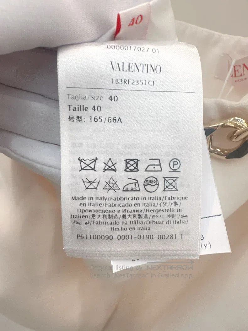 Other Valentino White metal chain shorts Size 39" - 4 Thumbnail
