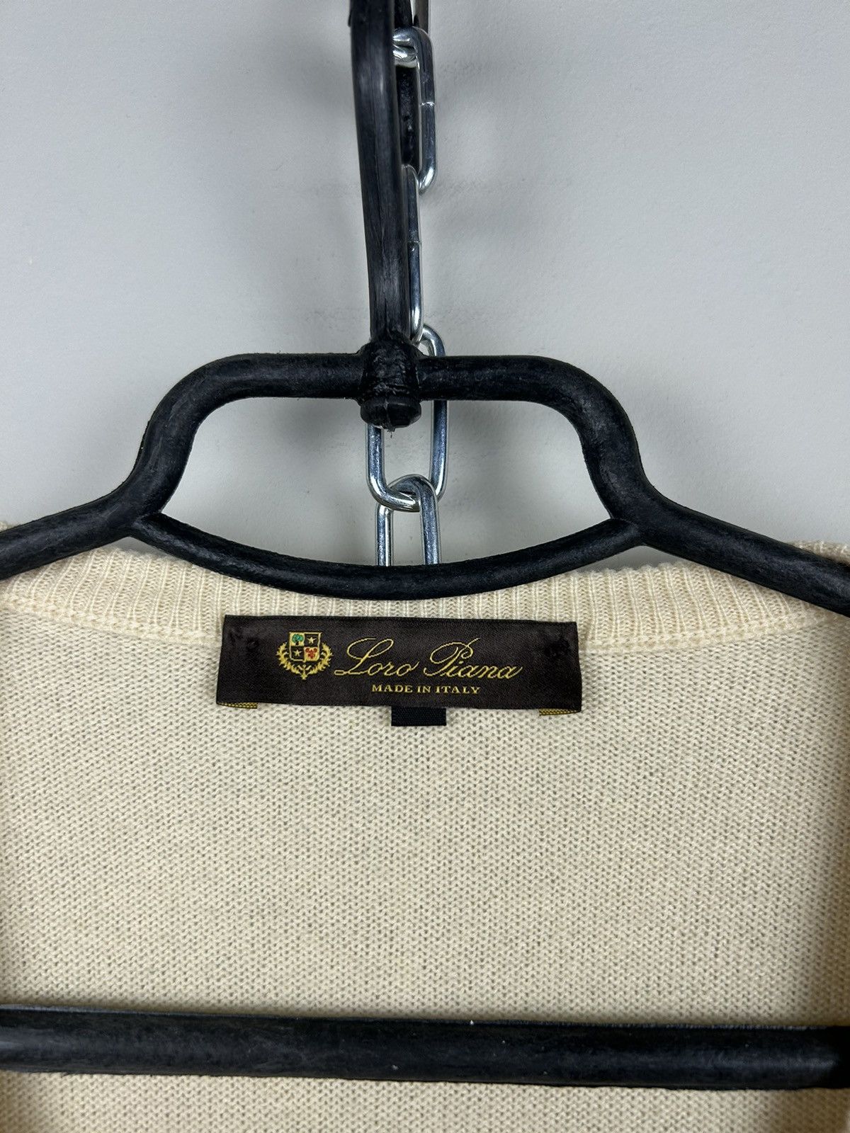 Loro Piana Loro Piana Cashmere Knit Sweater V-Neck Size US L / EU 52-54 / 3 - 3 Thumbnail