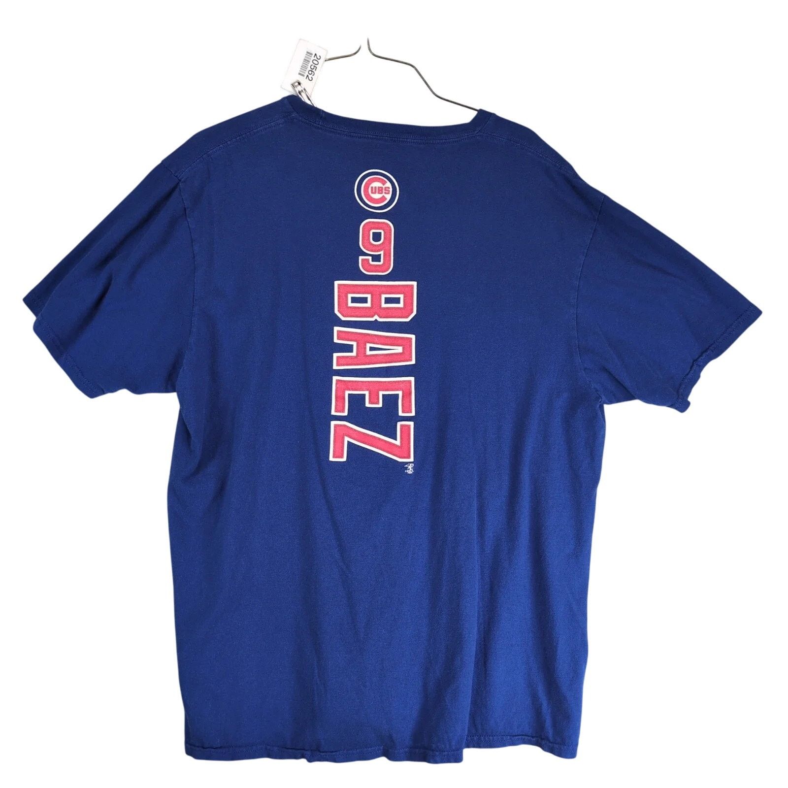 MLB MLB Chicago Cubs Men's L Graphic T-Shirt #9 Baez Bear Logo Size US L / EU 52-54 / 3 - 3 Thumbnail