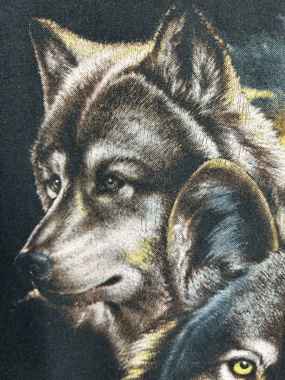 Harley Davidson Vintage 1992 3D Emblem Harley Davidson Wolf Black T shirt Size US L / EU 52-54 / 3 - 7 Thumbnail