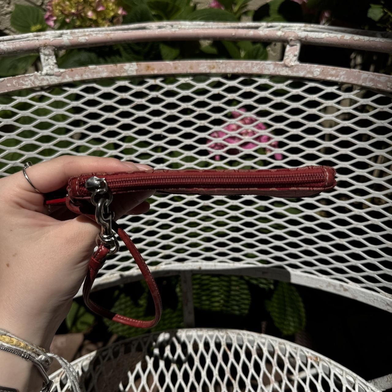 Coach Vintage Coach Red Monogramed Wristlet Size ONE SIZE - 6 Thumbnail