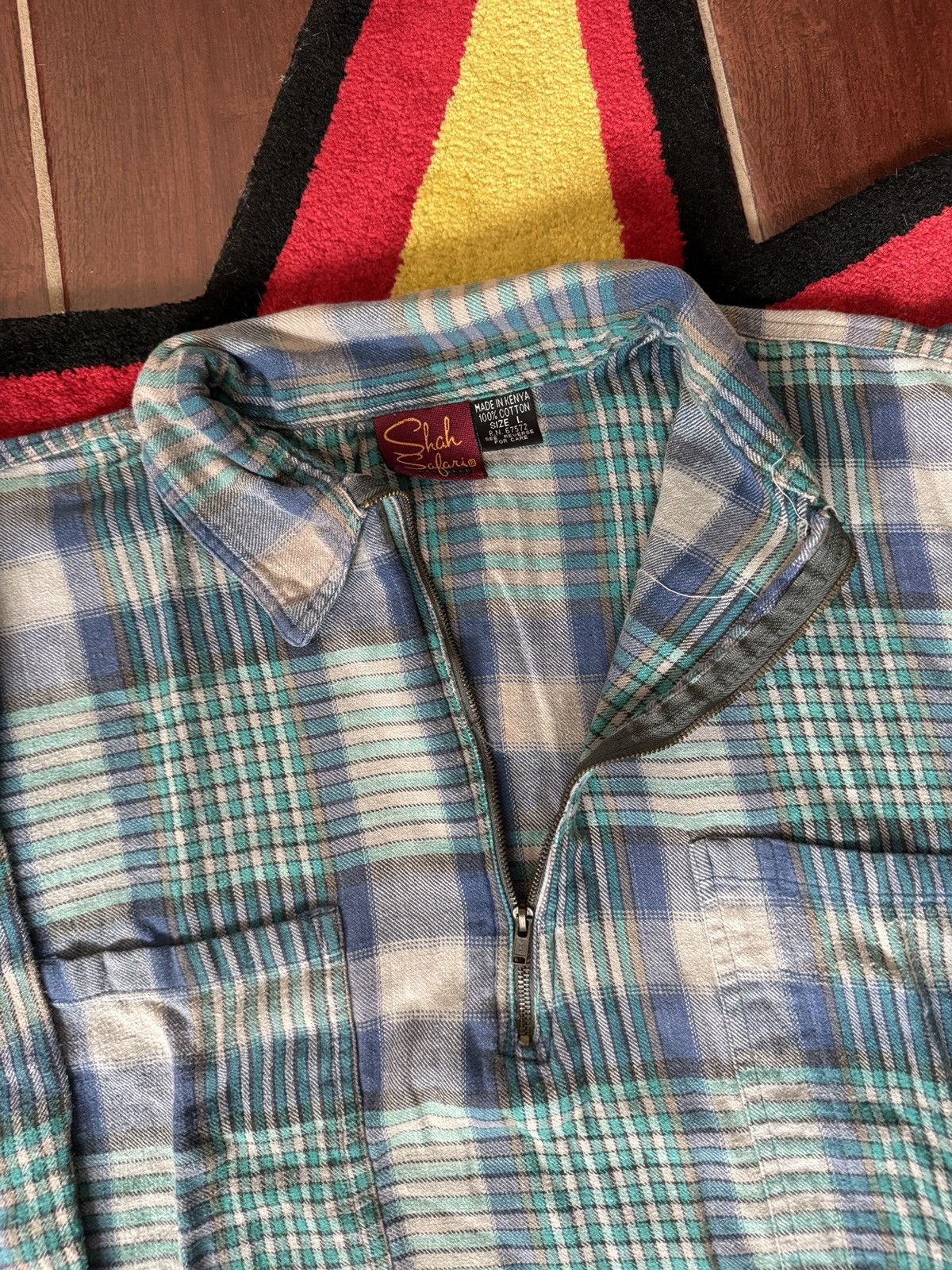 Other VINTAGE QUATER ZIP FLANNEL Size US L / EU 52-54 / 3 - 3 Thumbnail