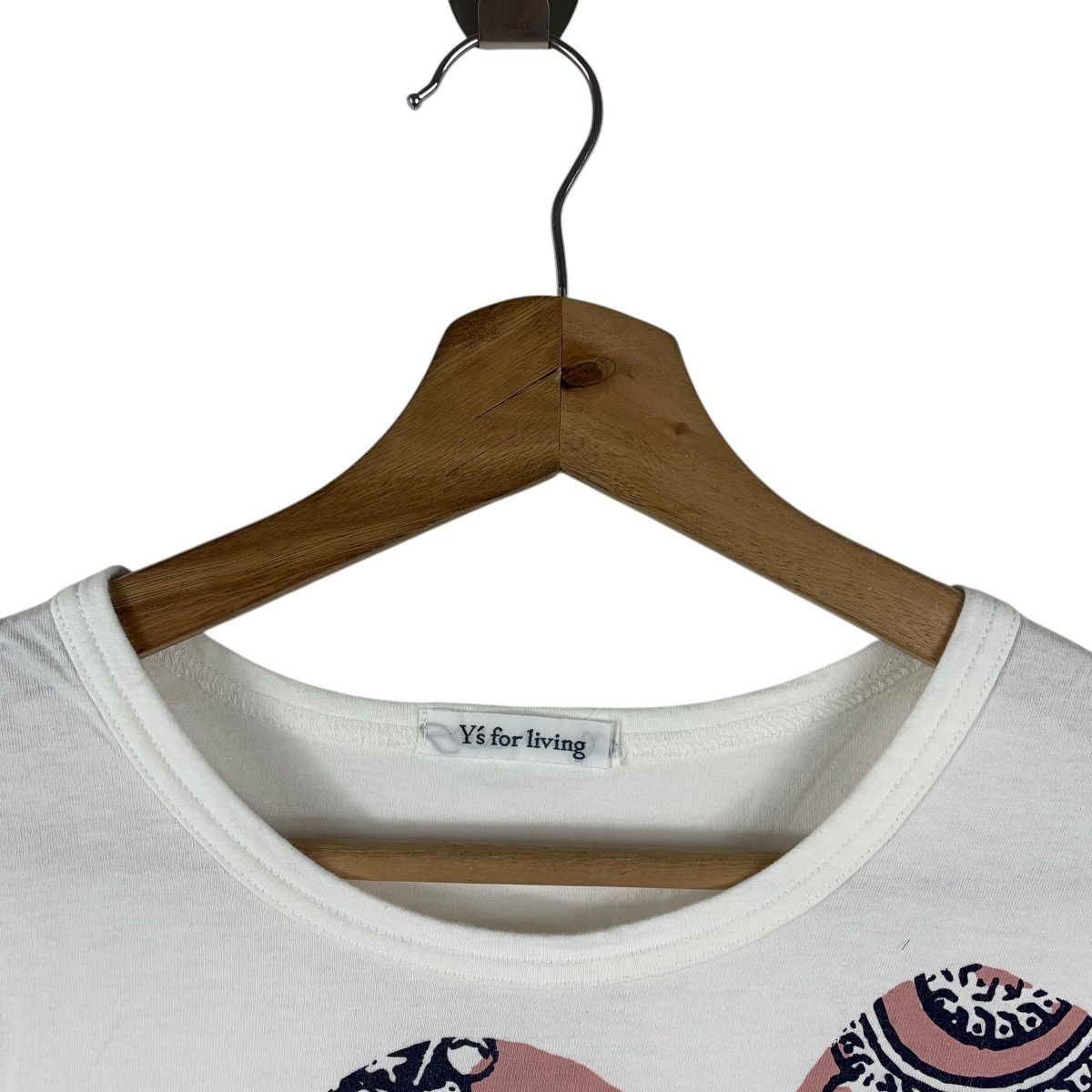 Yohji Yamamoto Vintage Y's for Living Yohji Yamamoto Paisley Flower TShirt Size US S / EU 44-46 / 1 - 5 Thumbnail