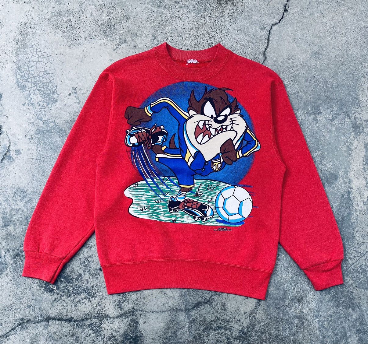 Vintage Vintage 90s Freeze Warner Bros Sweatshirt Size US S / EU 44-46 / 1 - 1 Thumbnail