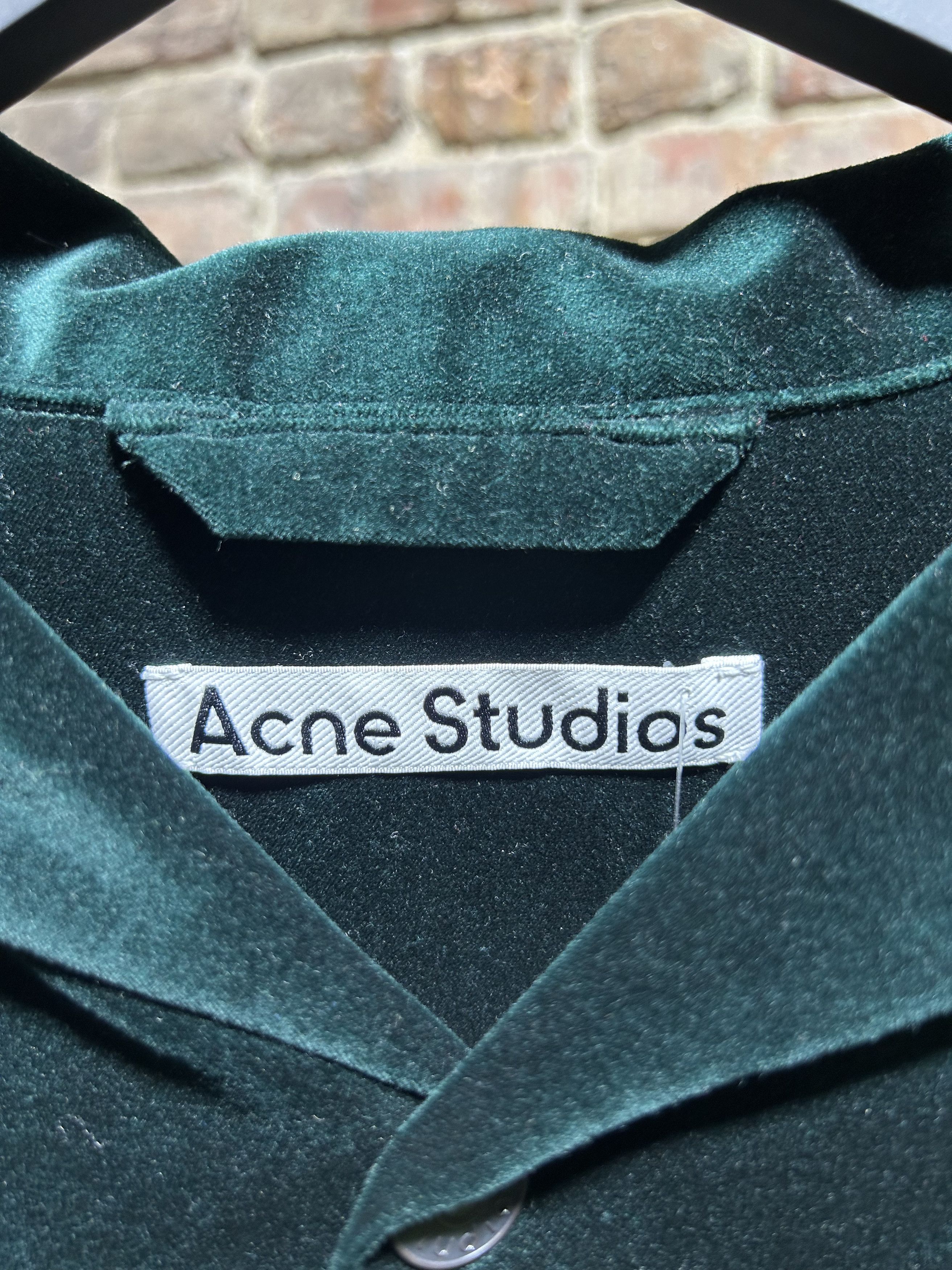 Acne Studios Acne Studios Velour Button Up Size US M / EU 48-50 / 2 - 3 Thumbnail