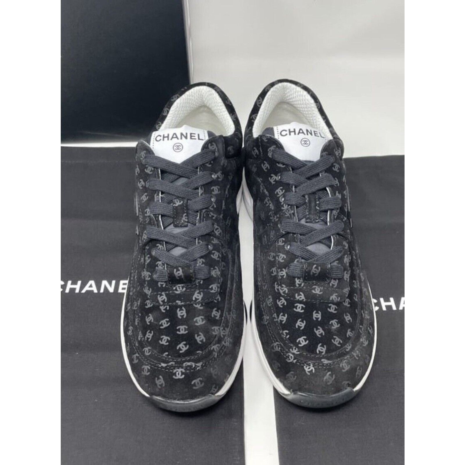 Chanel Chanel Sneakers Trail Runner Black W Size 9 Size US 8 / IT 38 - 4 Thumbnail