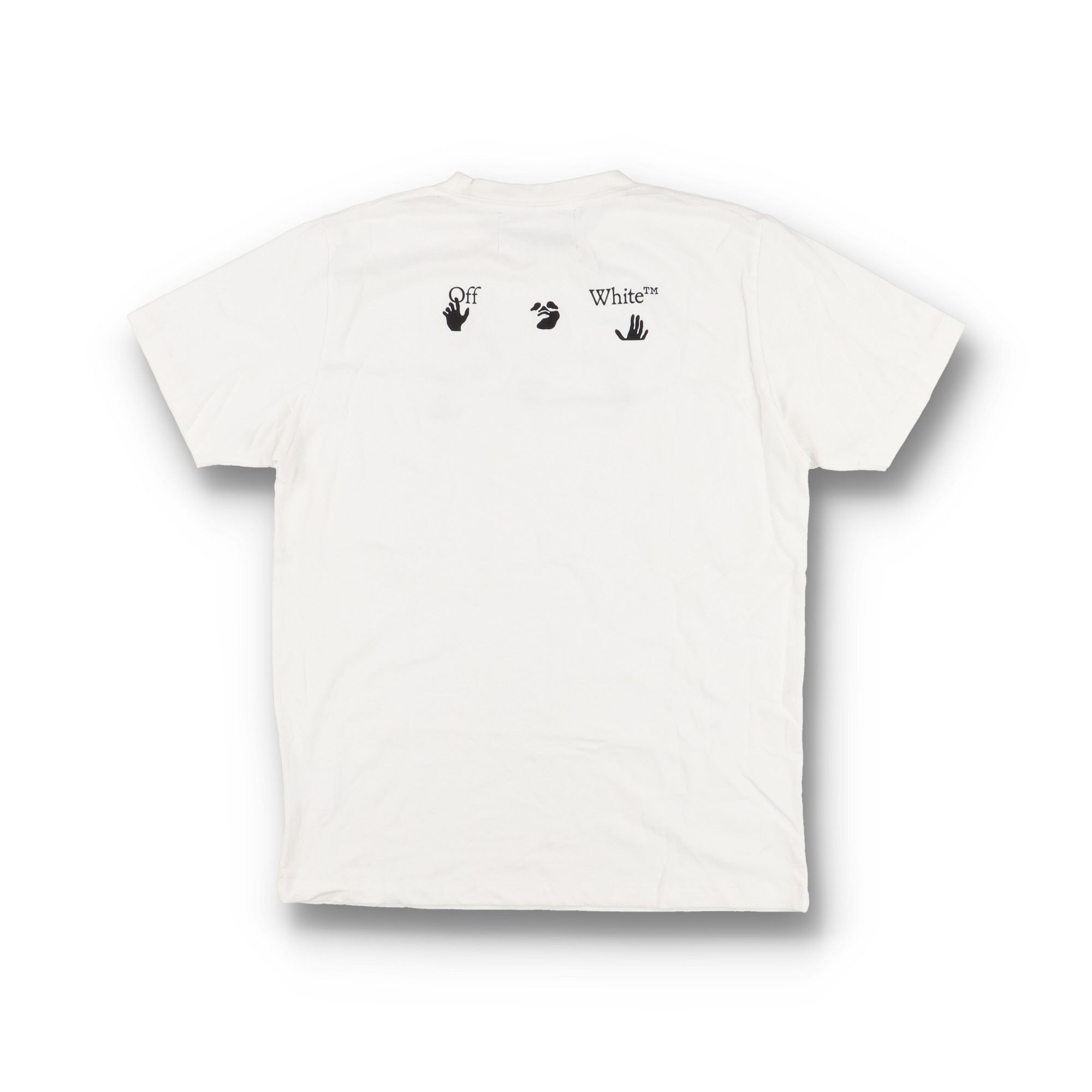 Off-White White Swimming Man Big Logo T-Shirt Size S / US 4 / IT 40 - 8 Thumbnail