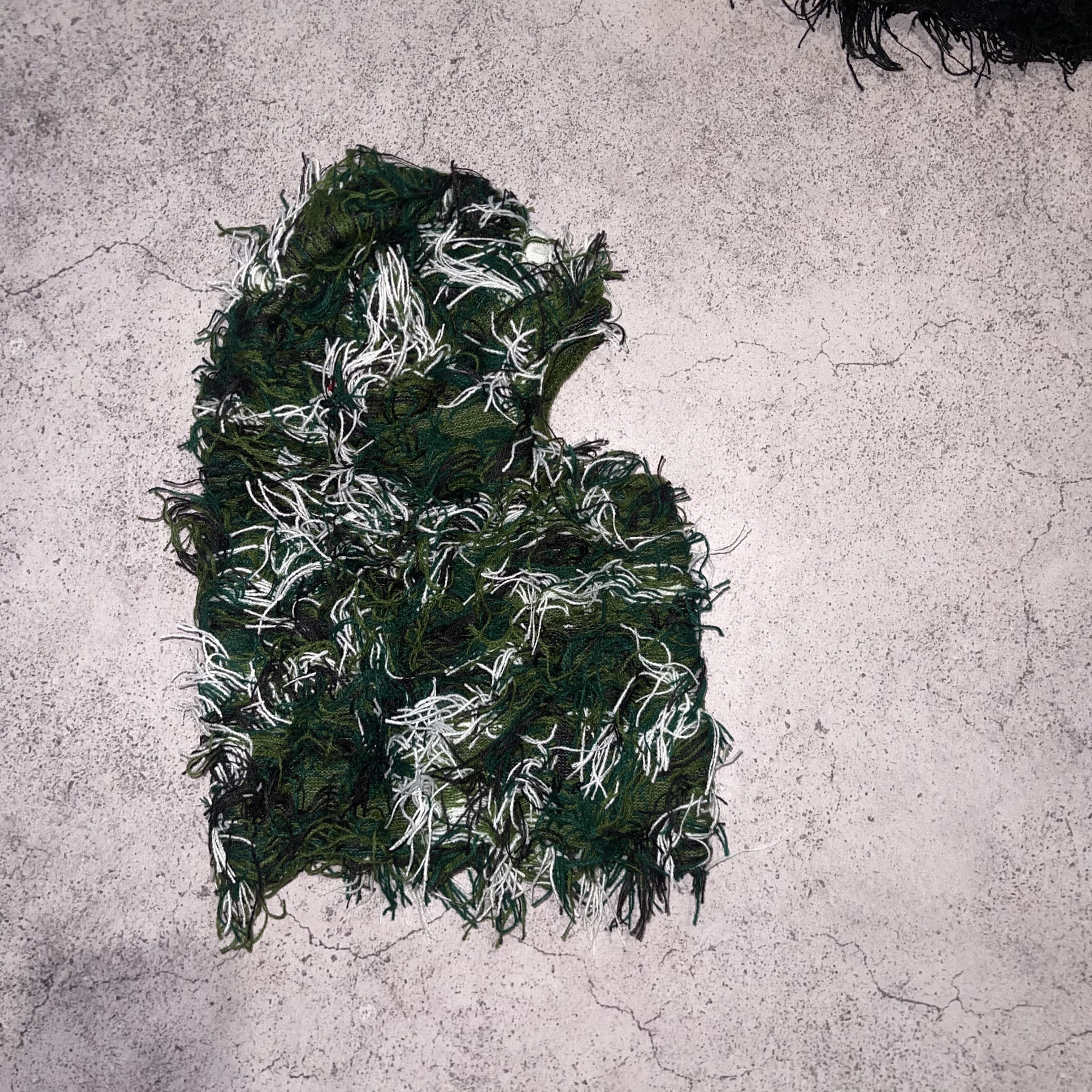 Japanese Brand × Youths In Balaclava Handmade Knitted Distressed Balaclava Face Mask Size ONE SIZE - 2 Thumbnail
