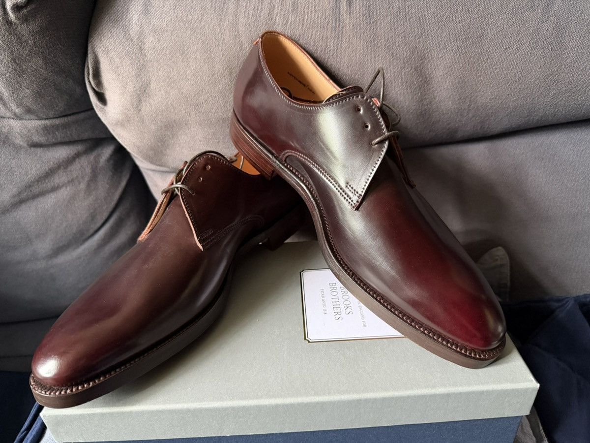 Brooks Brothers Brooks Brothers Peal & Co. Horween Cordovan Bluchers Shoes Size US 10 / EU 43 - 1 Thumbnail