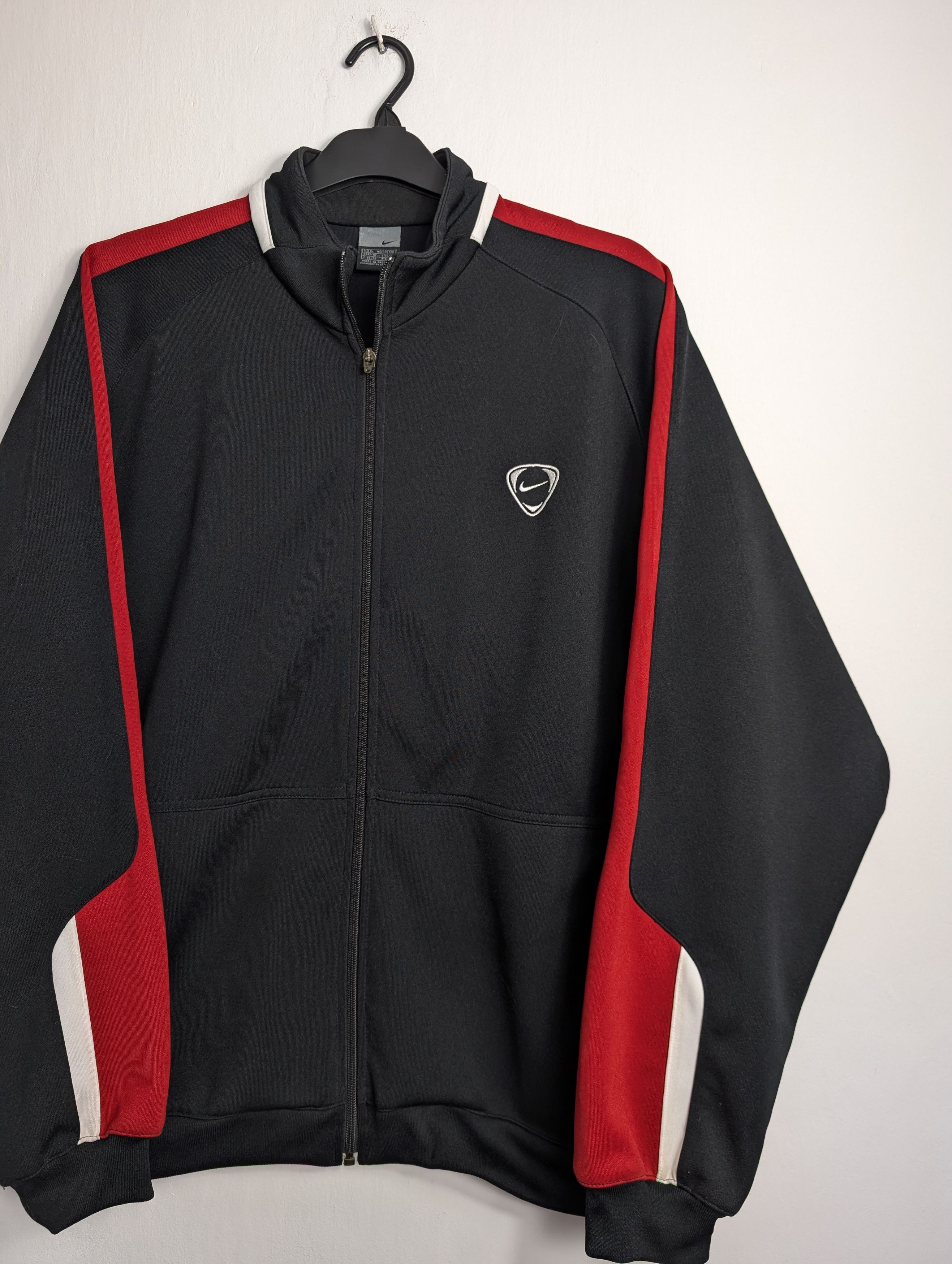 Nike Nike Vintage Track Jacket Black Retro Y2K Streetwear Boxy Size US XL / EU 56 / 4 - 2 Thumbnail