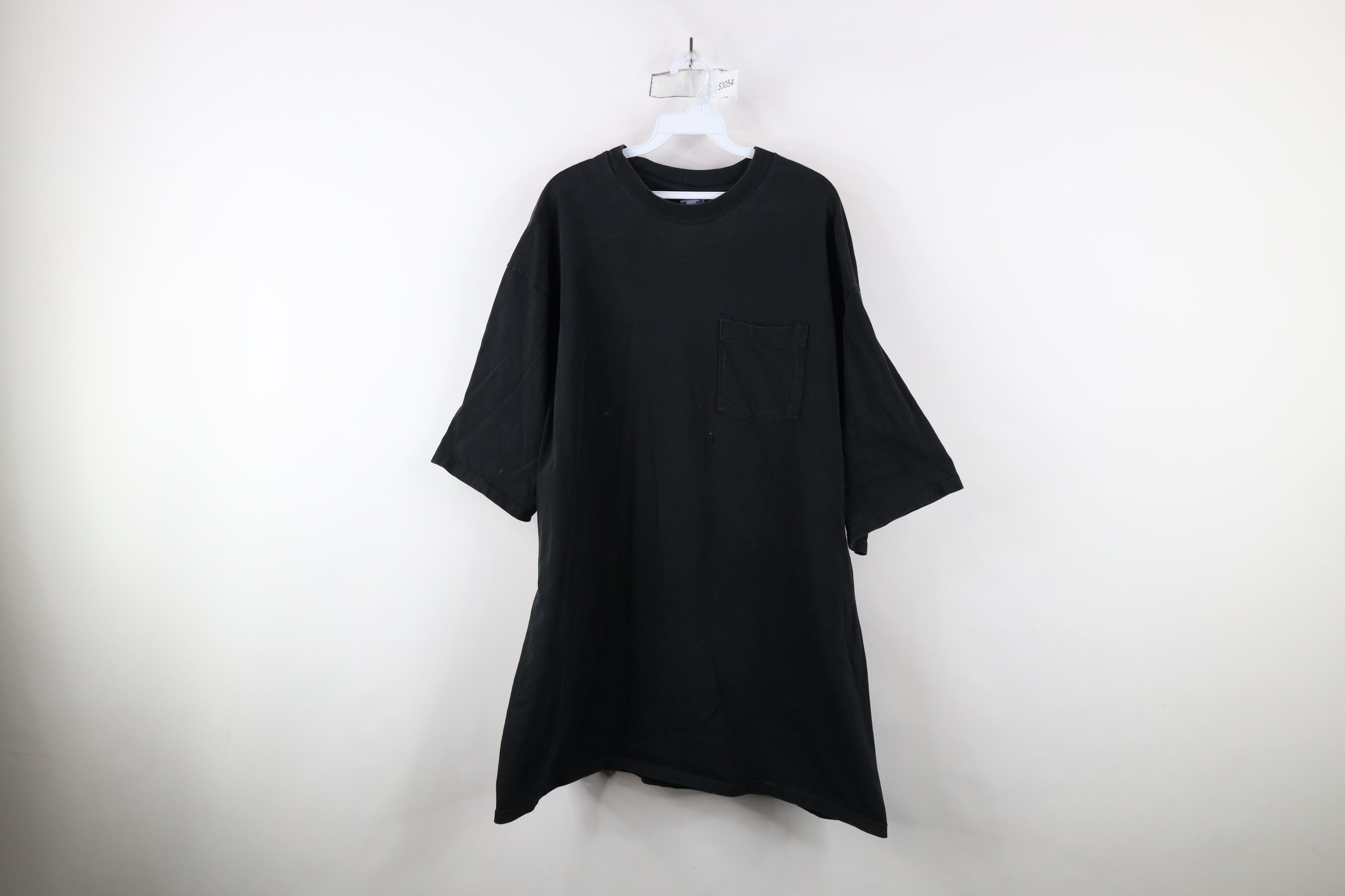 Vintage Vintage 90s Streetwear Heavyweight Pocket T-Shirt Cotton Size US XXL / EU 58 / 5 - 1 Thumbnail
