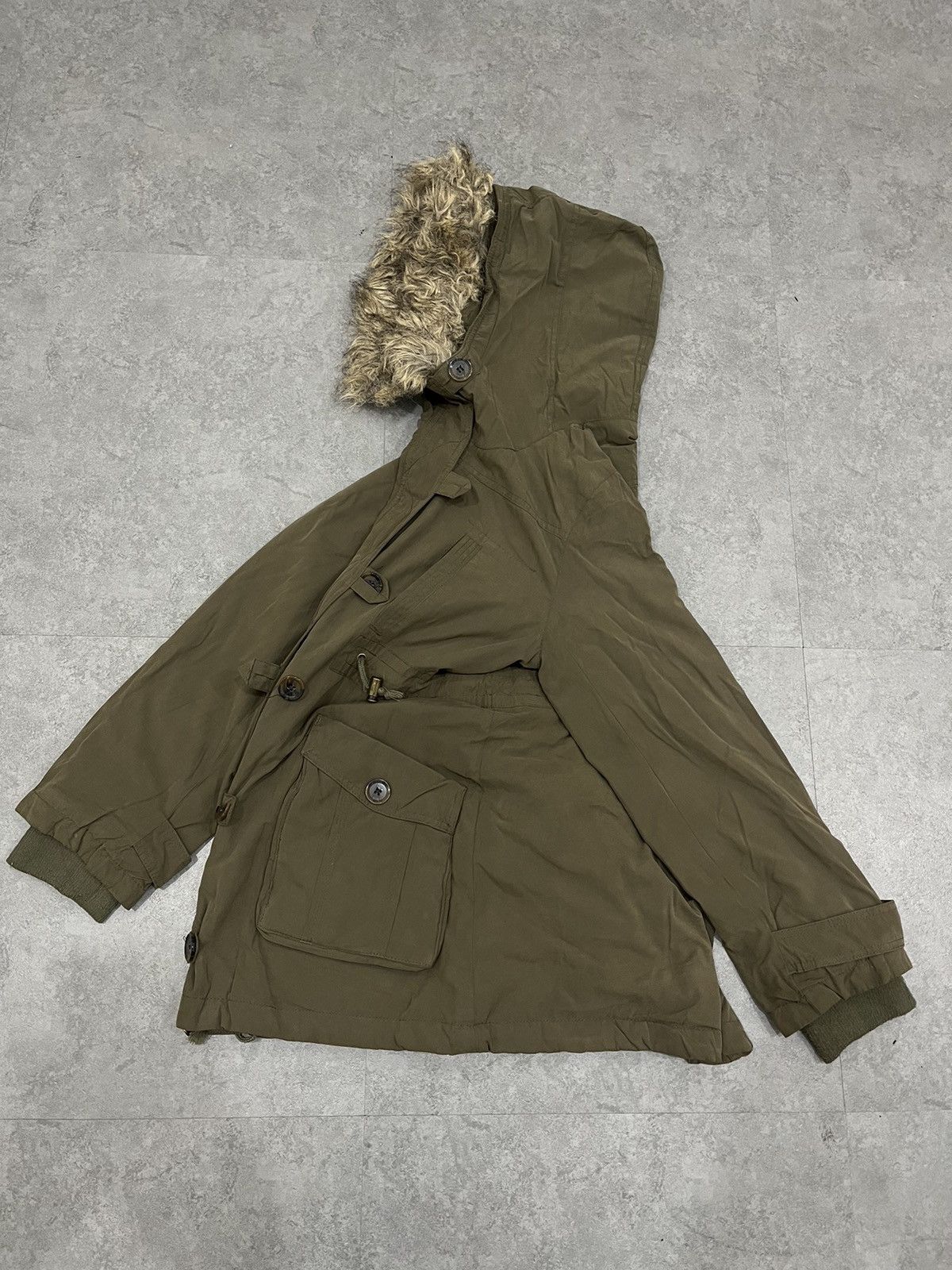 If Six Was Nine × Japanese Brand × Le Grande Bleu (L.G.B.) 2000s G.O.A Bono Jacket N3B Type Faux Fur Parka Jacket Size M / US 6-8 / IT 42-44 - 2 Thumbnail