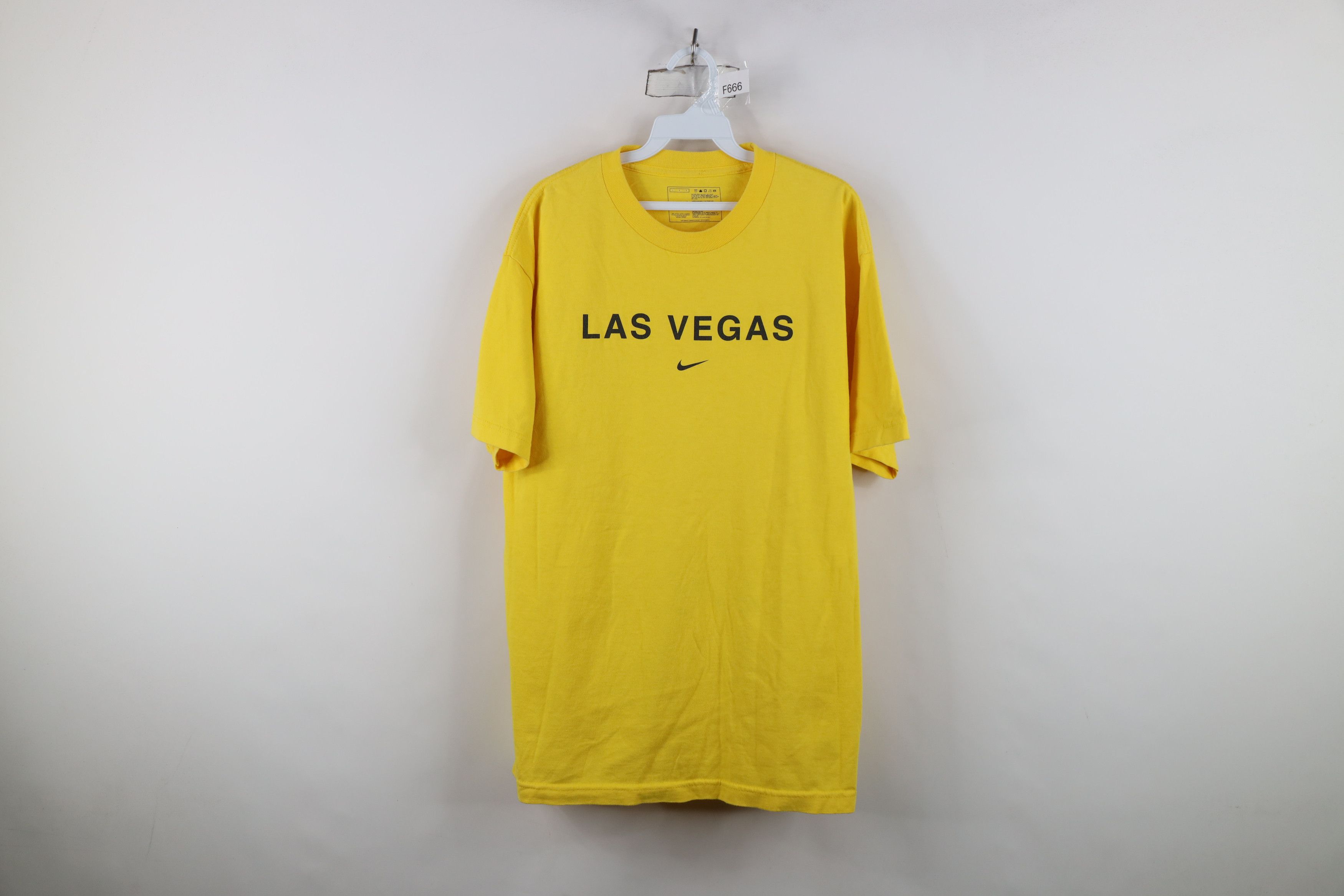 Nike Vintage Nike Scott Center Swoosh Las Vegas T-Shirt Yellow Size US L / EU 52-54 / 3 - 1 Thumbnail