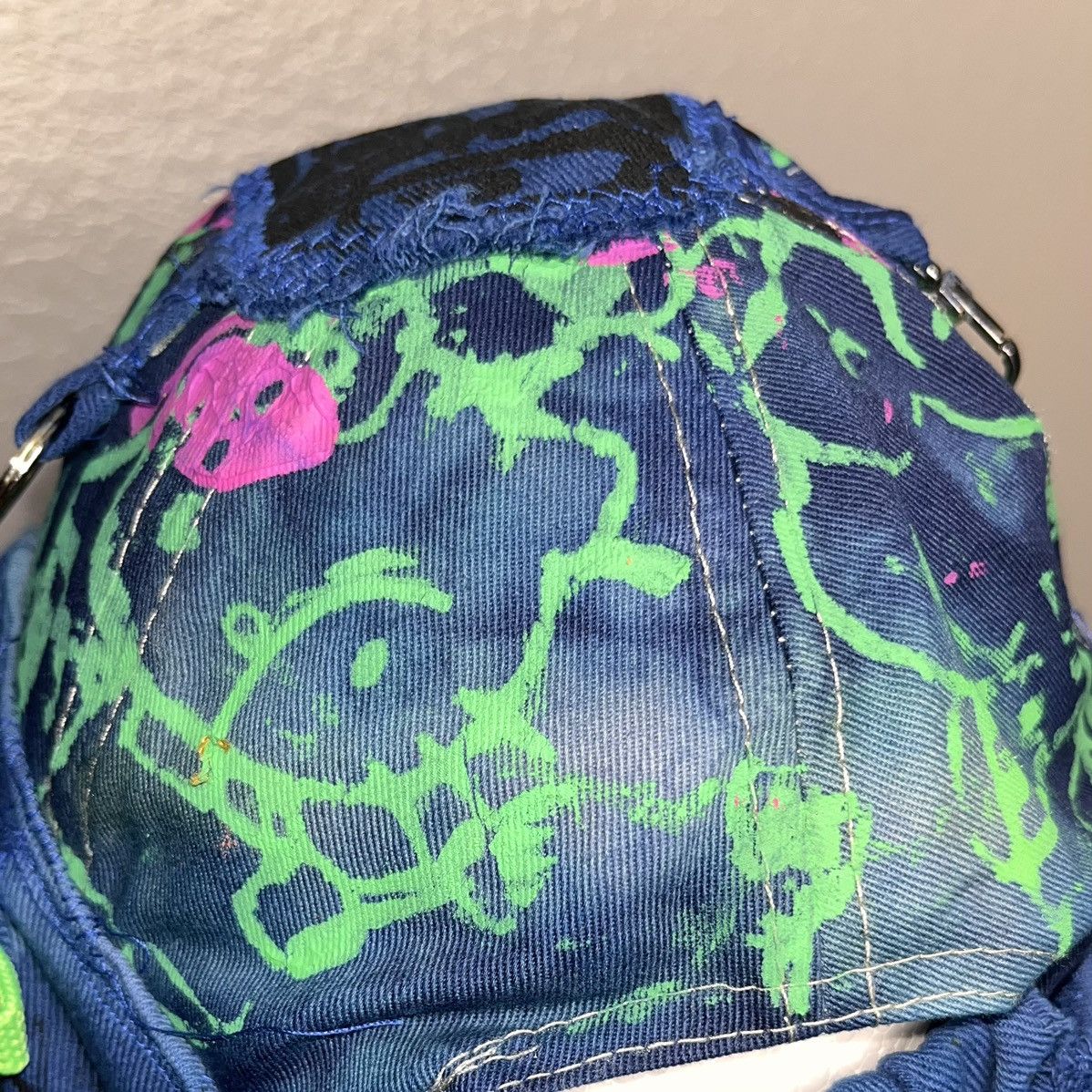Designer Basedbich 1of1 denim safari inspired hat Size ONE SIZE - 16 Thumbnail
