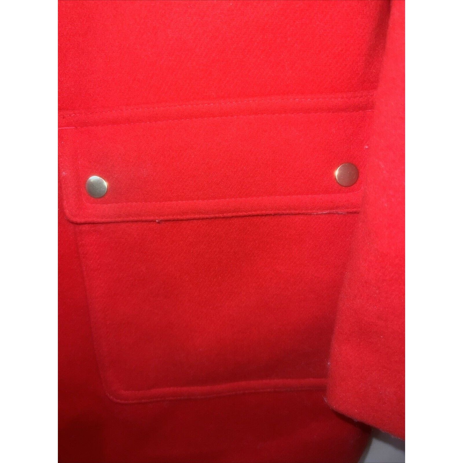J.Crew J Crew Parka Jacket Coat Red Women’s Size 8 Wool Fur Hood Size M / US 6-8 / IT 42-44 - 2 Thumbnail